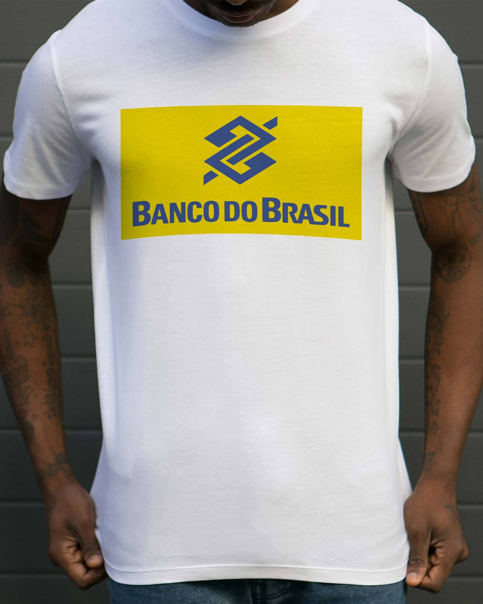 T-shirt Banco Do Brasil de couleur Blanc