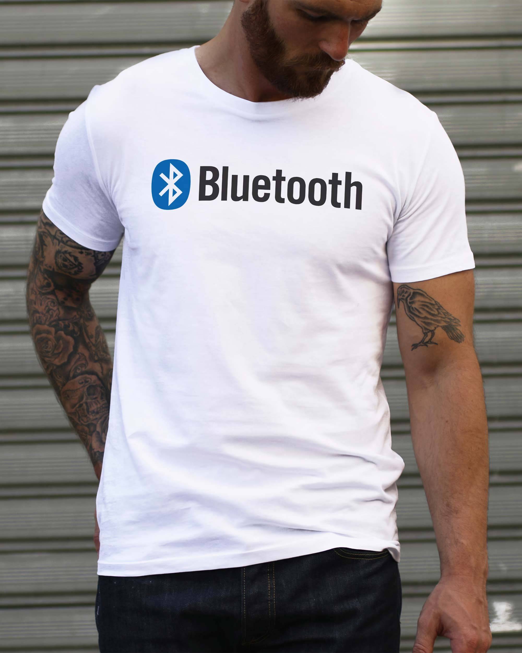 T-shirt Bluetooth de couleur Blanc