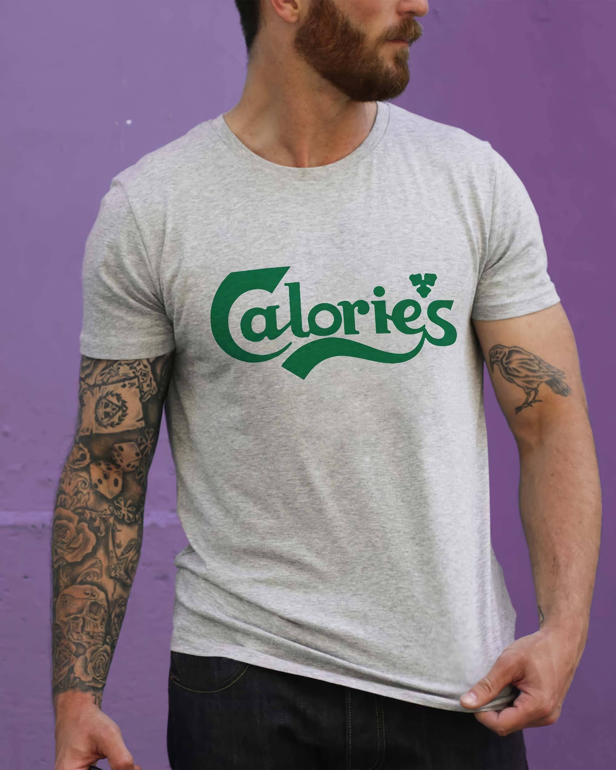 T-shirt Calories de couleur Blanc