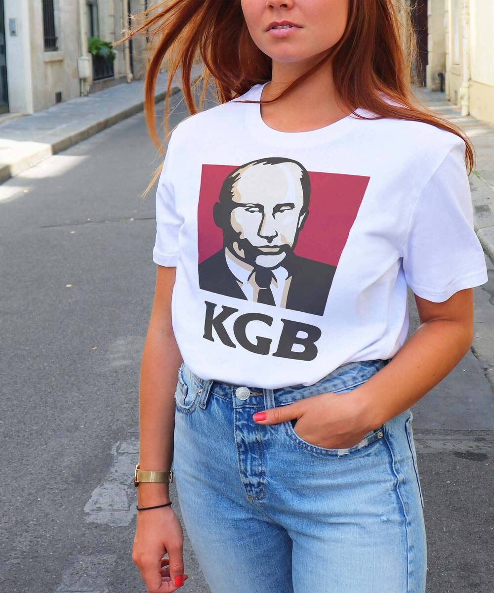 T-shirt Poulet KGB Grafitee