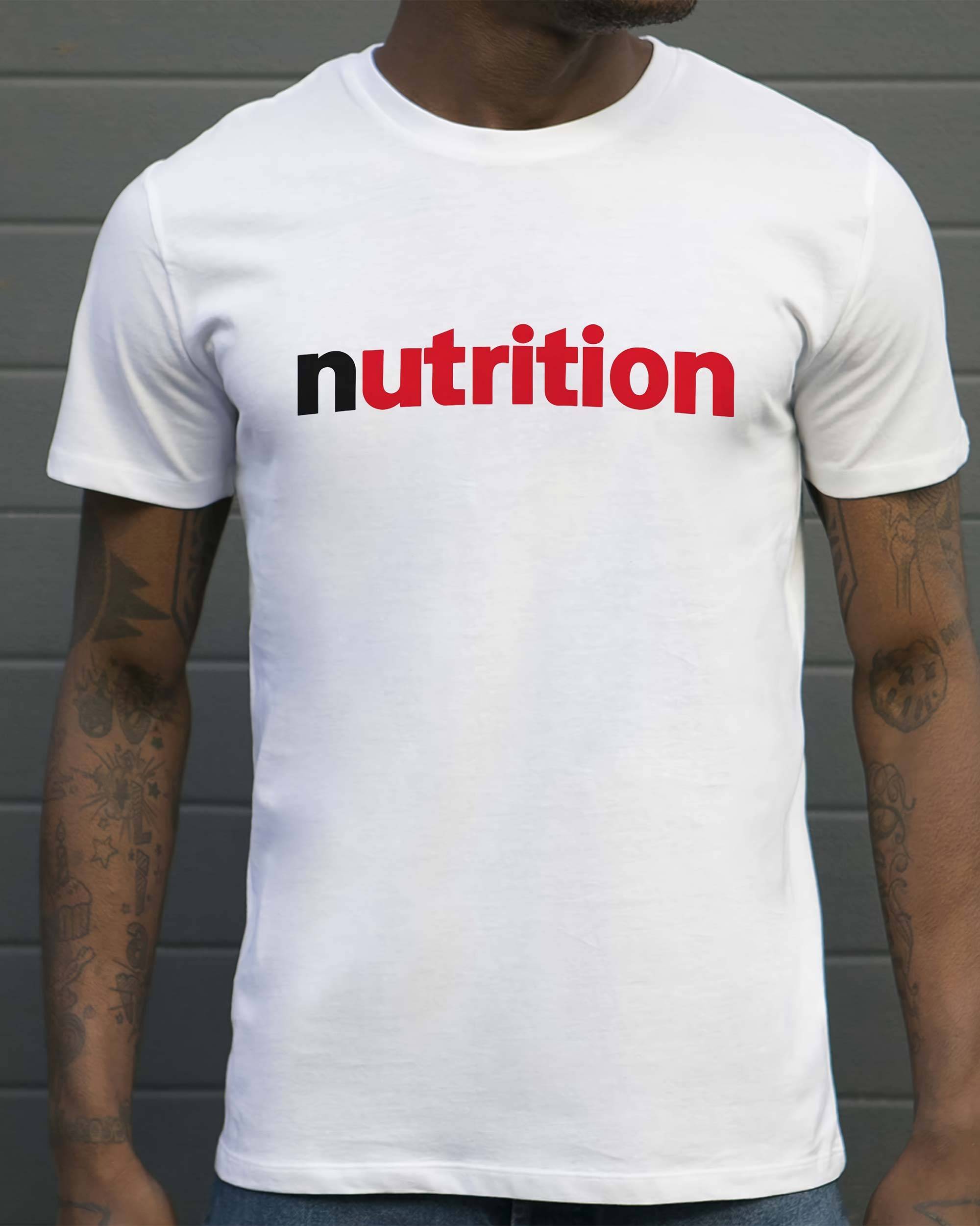 T-shirt Nutrition de couleur Blanc
