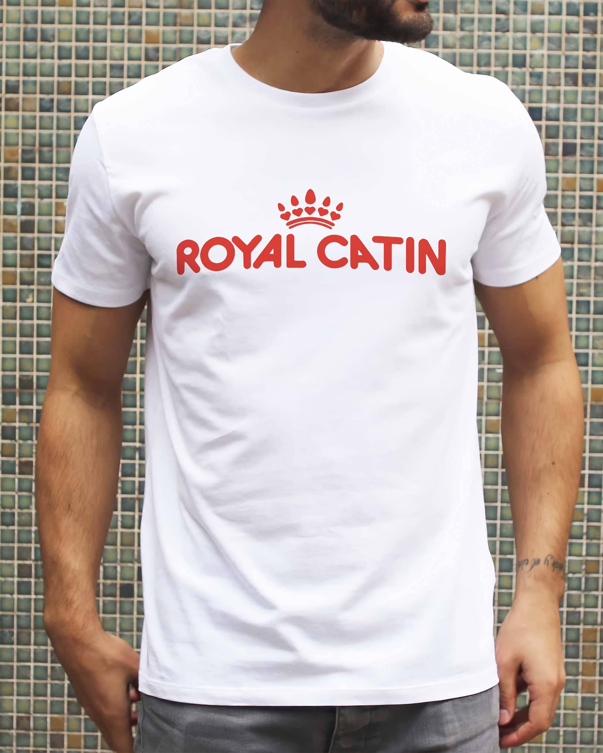 T-shirt Royal Catin de couleur Blanc