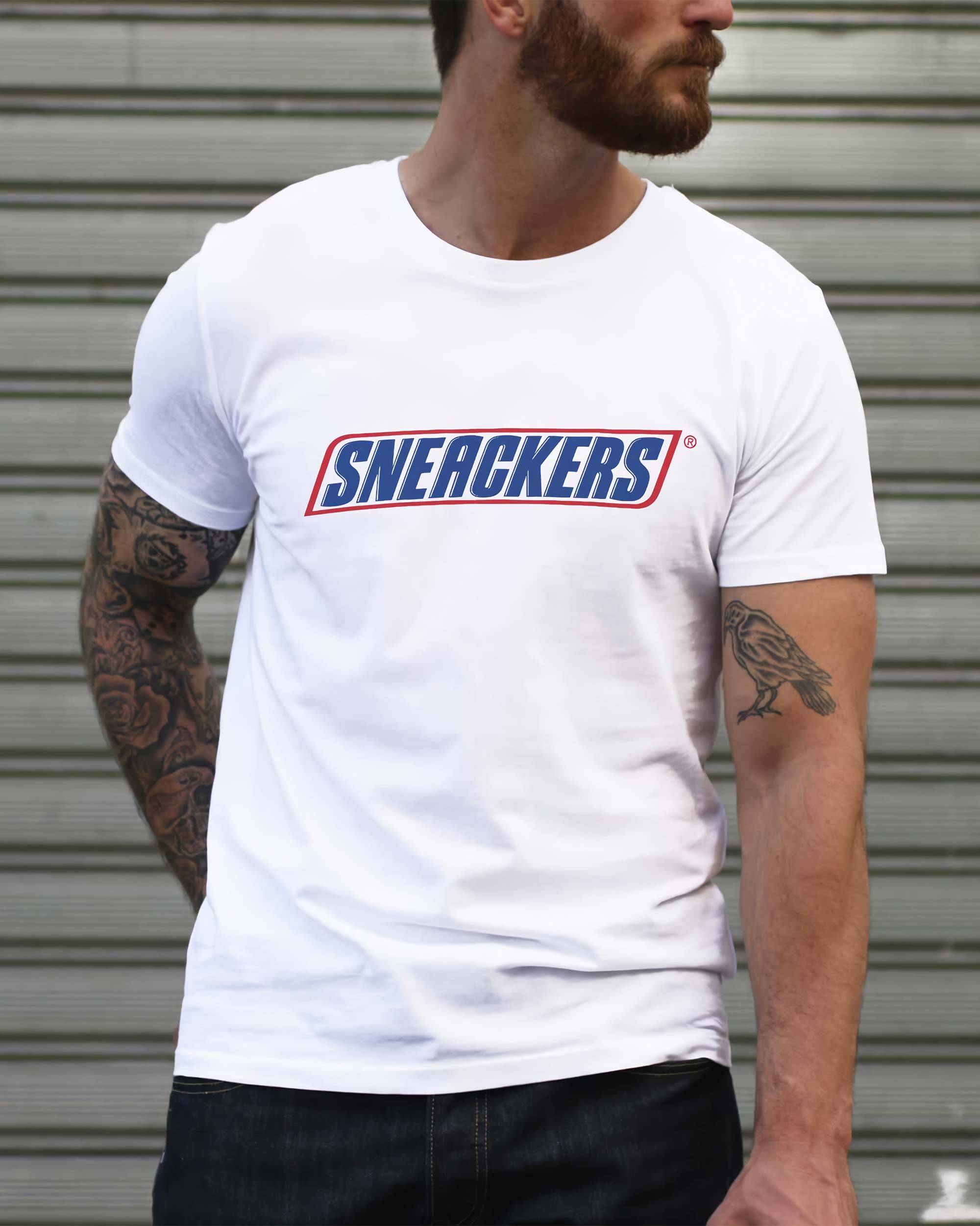 T-shirt Sneackers de couleur Blanc