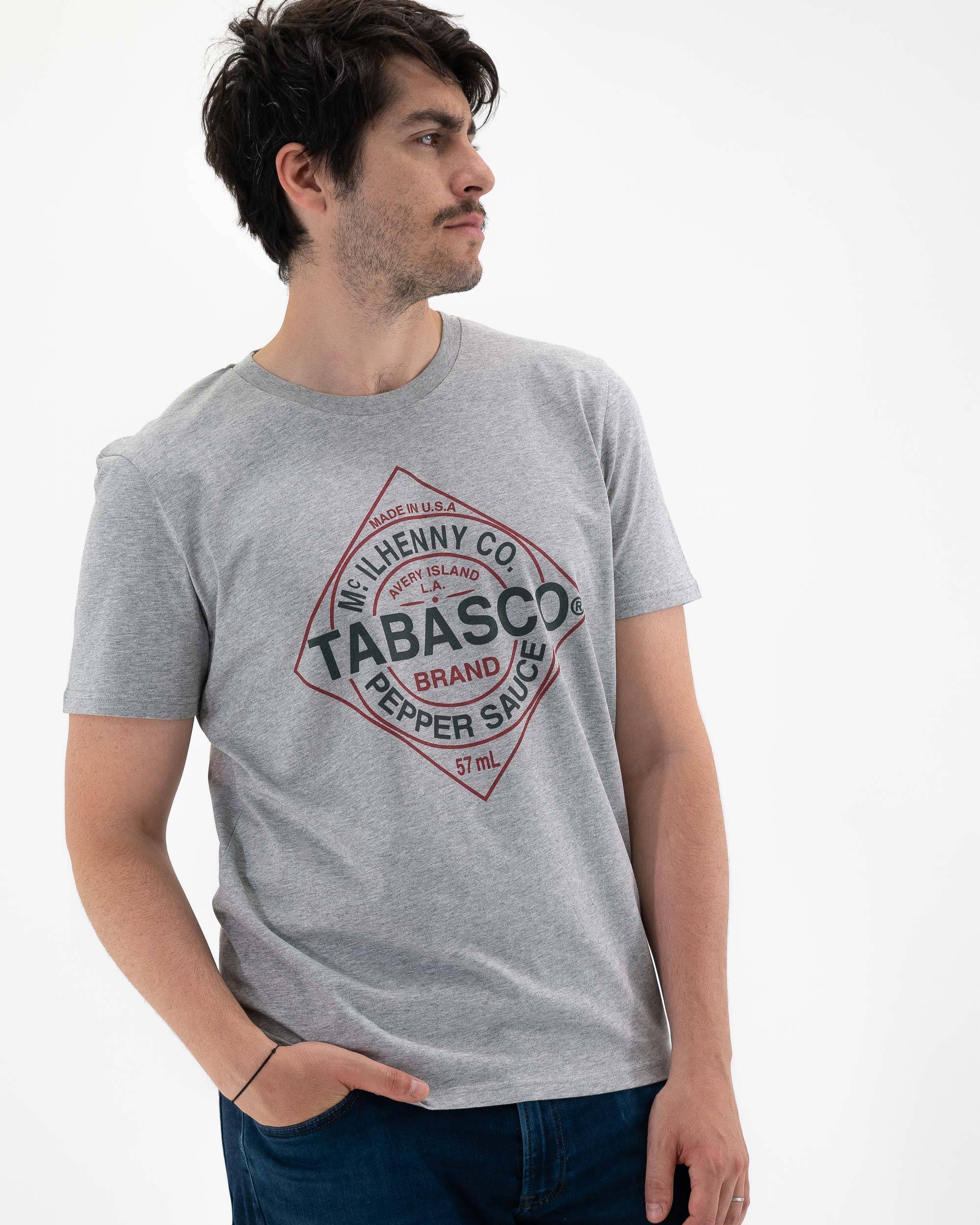 T-shirt Tabasco de couleur Blanc