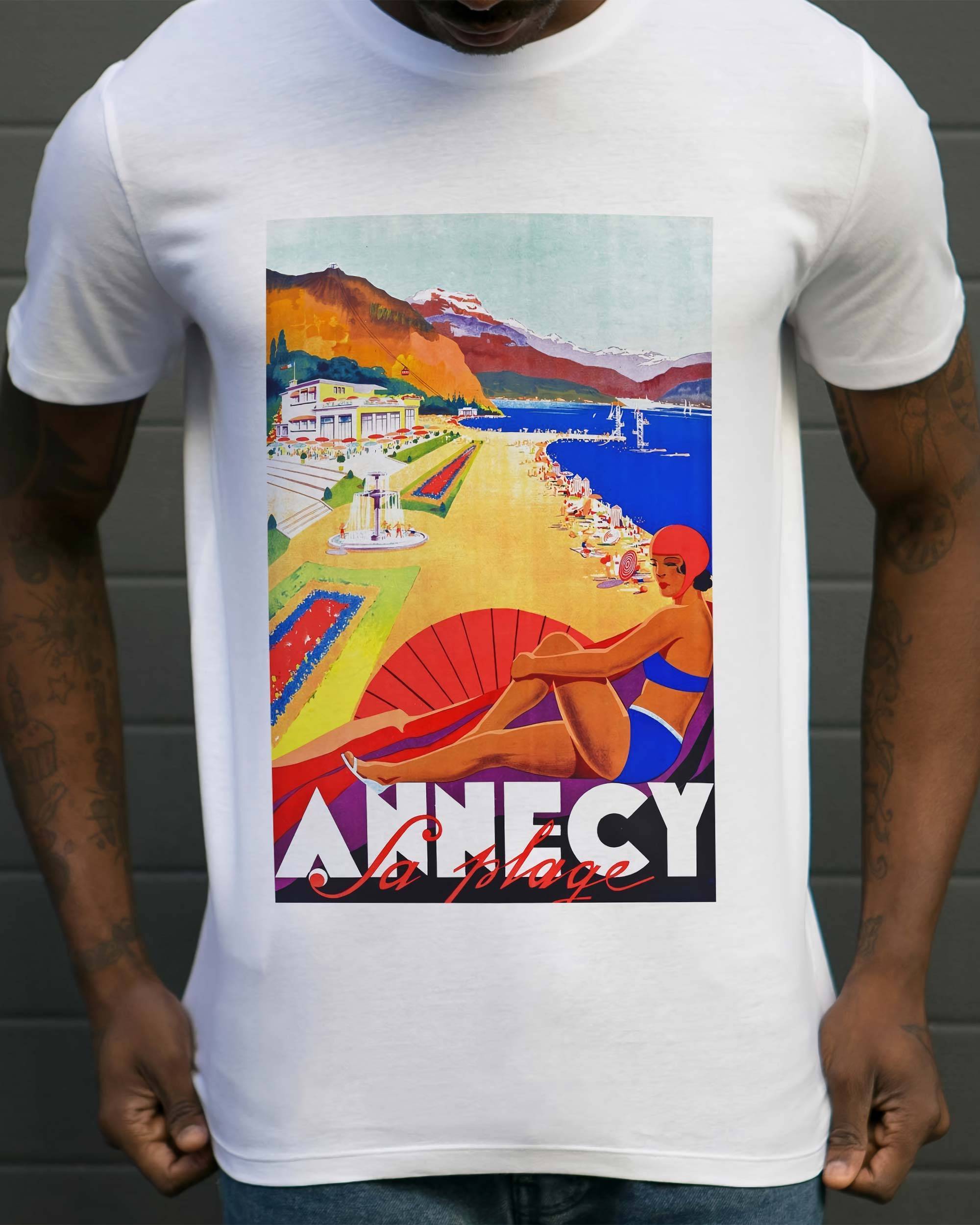 T-shirt Annecy de couleur Blanc
