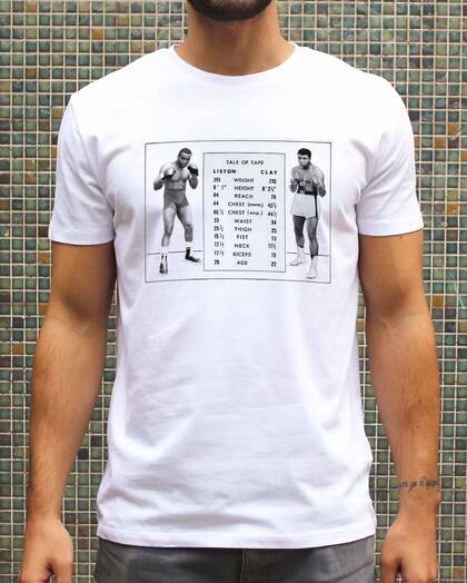 T-shirt Clay vs. Liston Grafitee