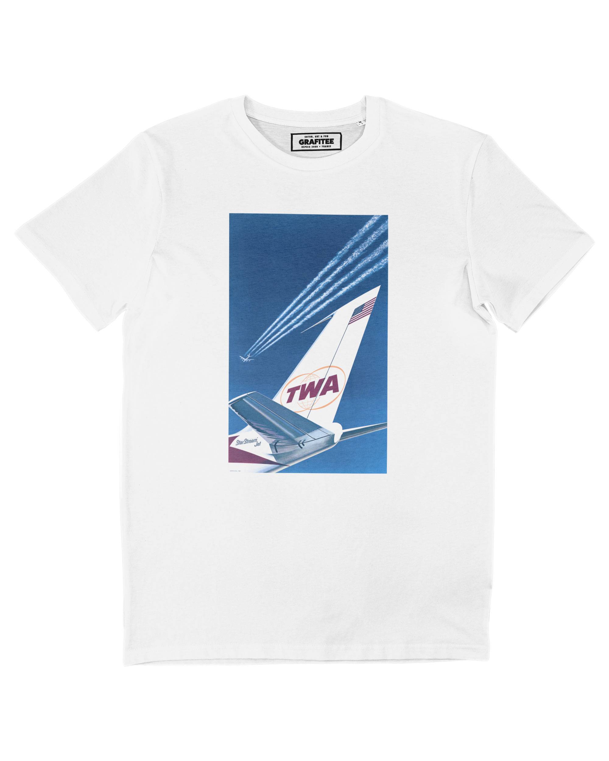 T-shirt TWA Star Stream Jet Grafitee