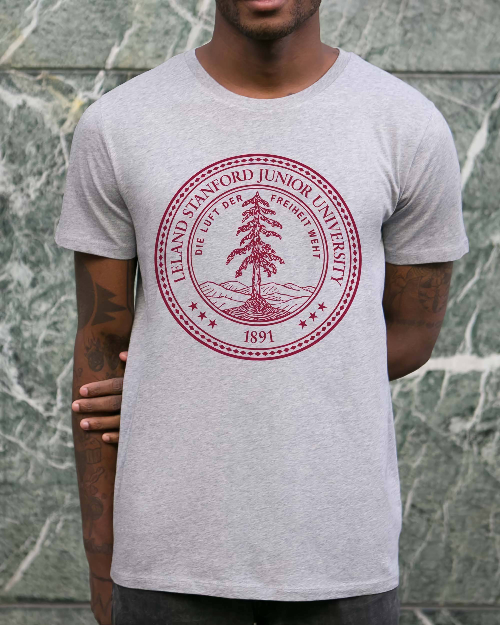 T-shirt Stanford University de couleur Blanc
