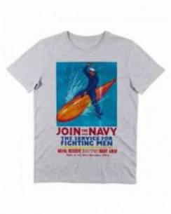 T-shirt Join The Navy Grafitee