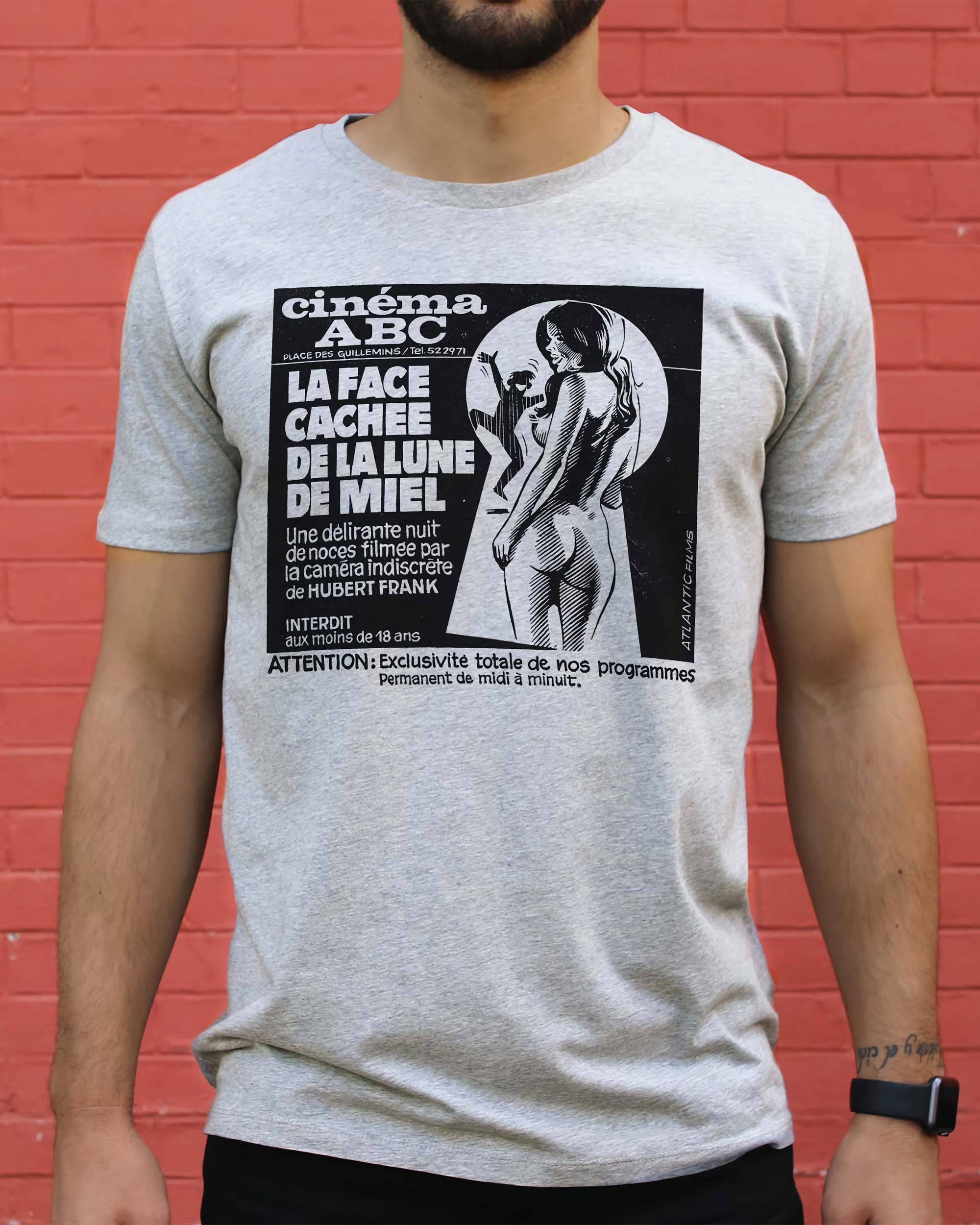 T-shirt La Face Cachée De La Lune De Miel de couleur Blanc