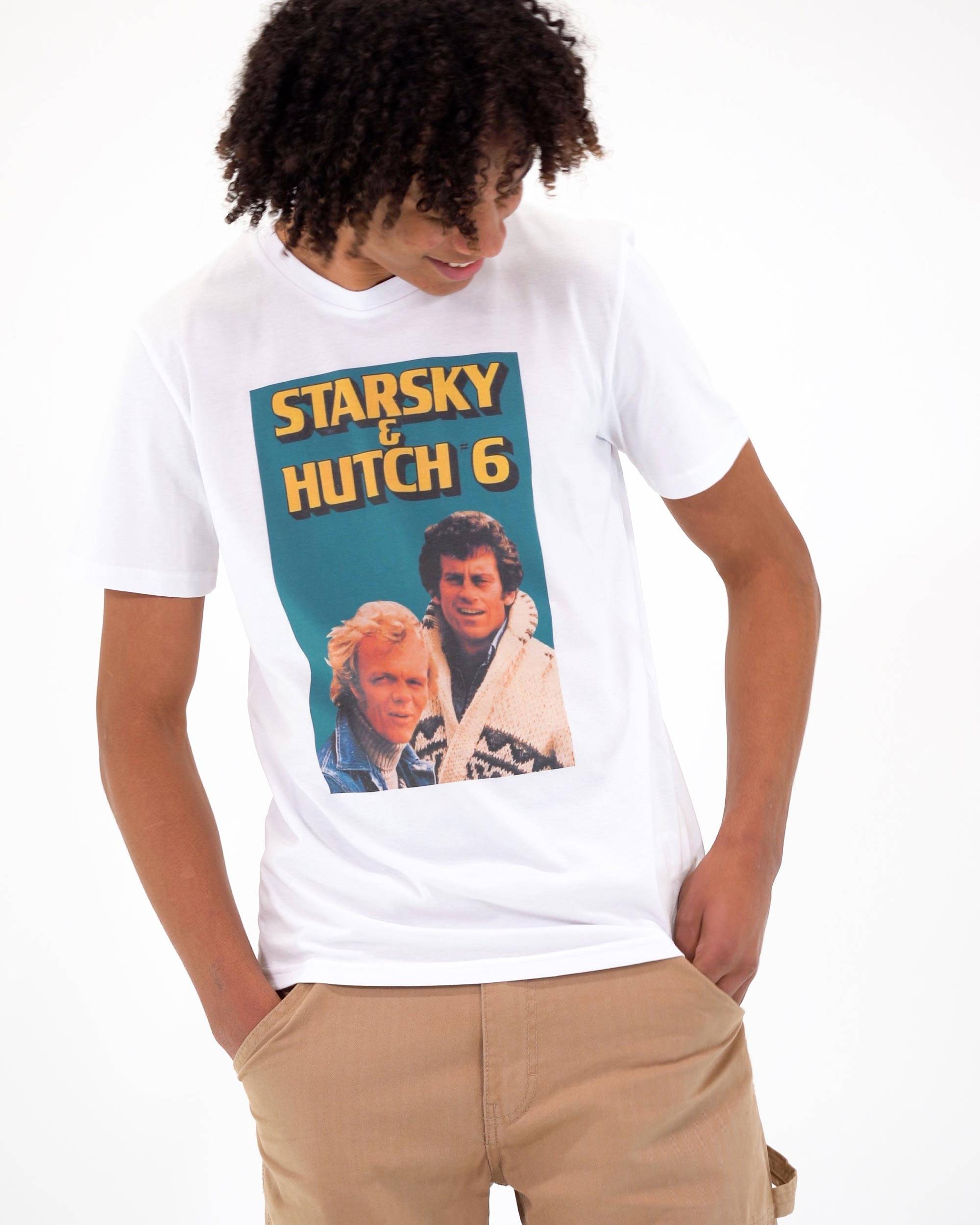 T-shirt Starsky & Hutch VI de couleur Blanc