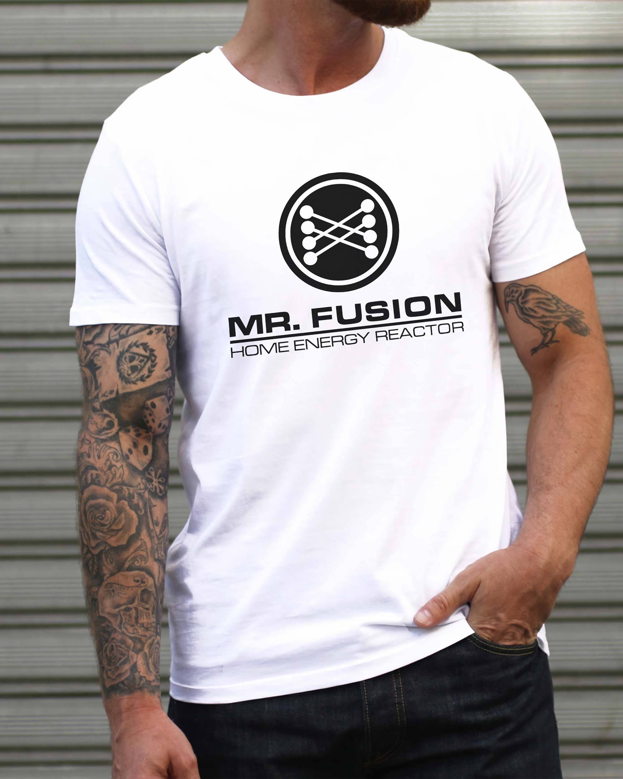 T-shirt Mr. Fusion de couleur Blanc