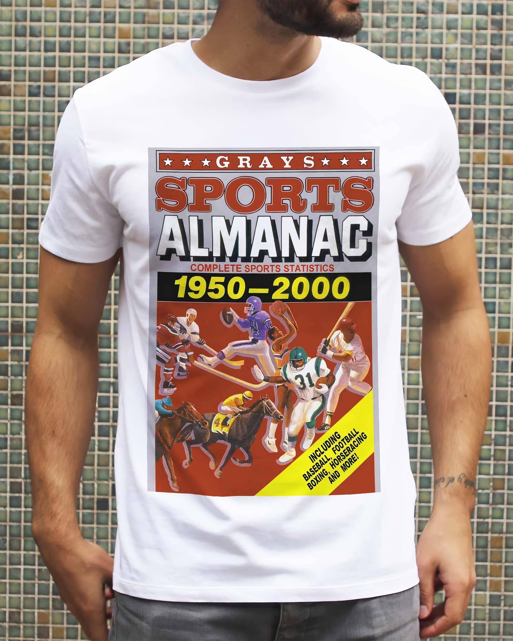 T-shirt Almanac de couleur Blanc
