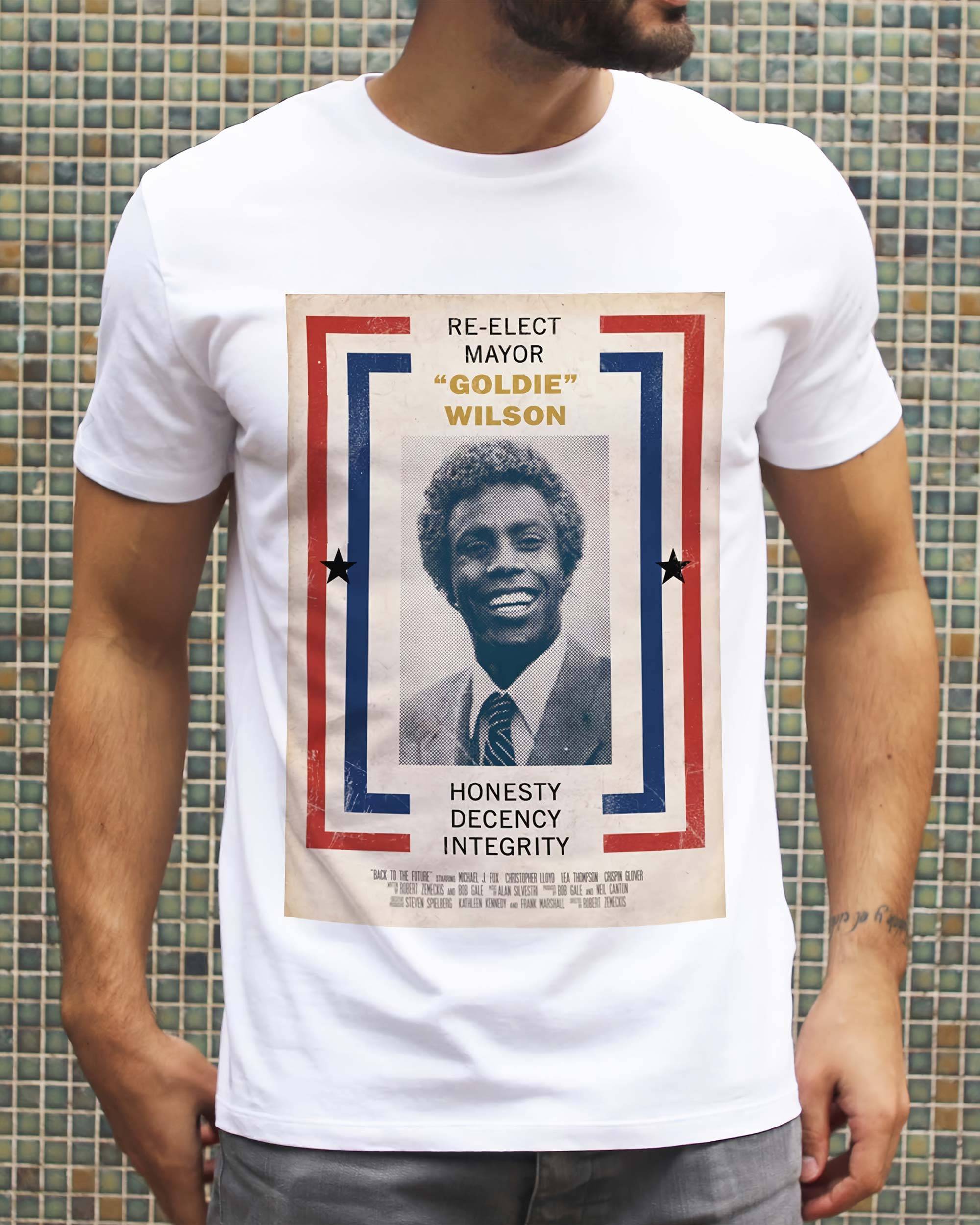 T-shirt Wilson Mayor de couleur Blanc