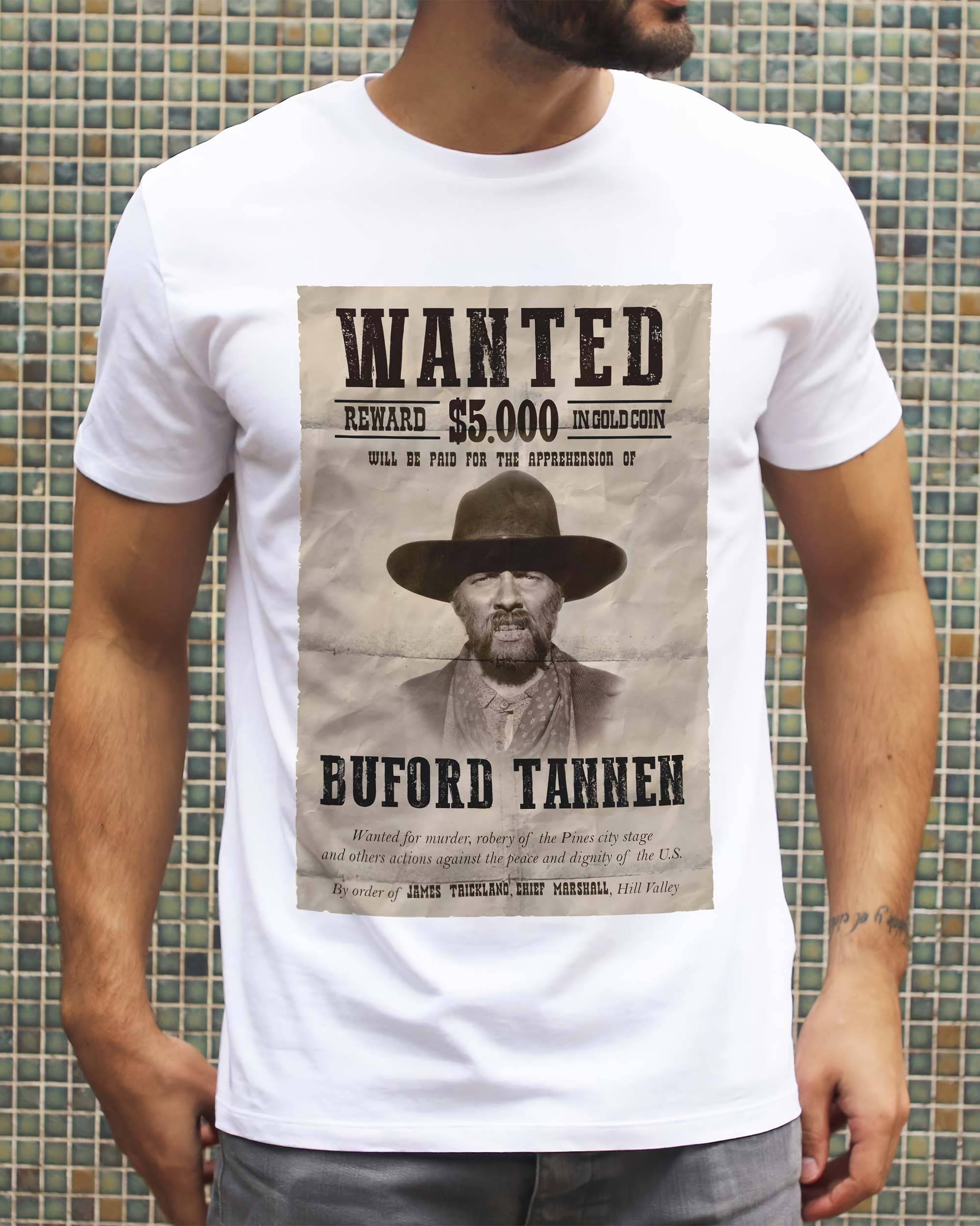 T-shirt Buford Tannen de couleur Blanc