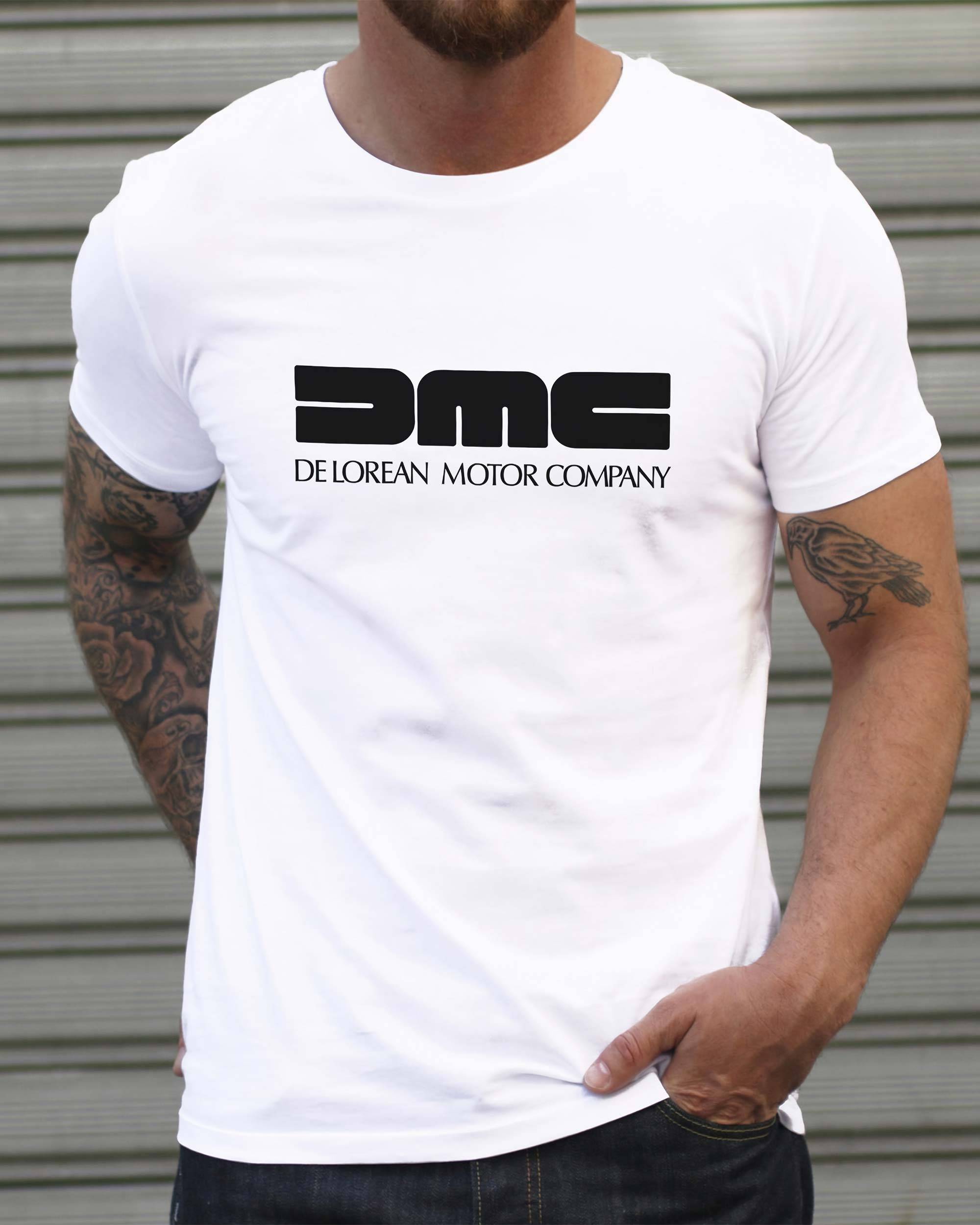 T-shirt DeLorean Motor Company de couleur Blanc