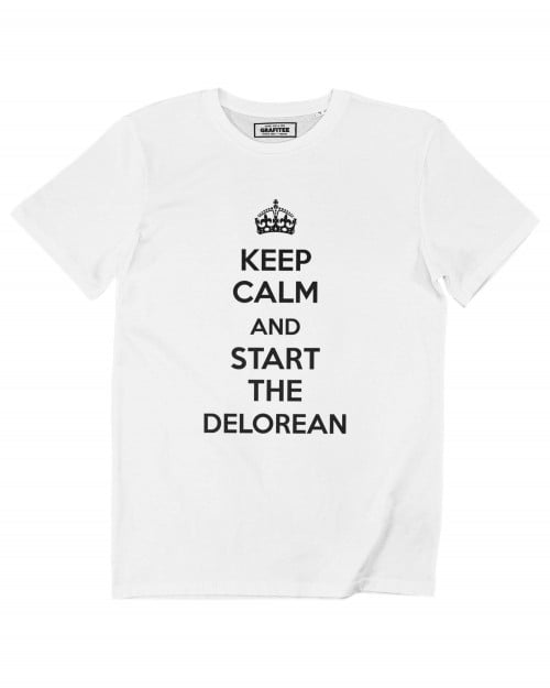 T-shirt Keep Calm DeLorean Grafitee