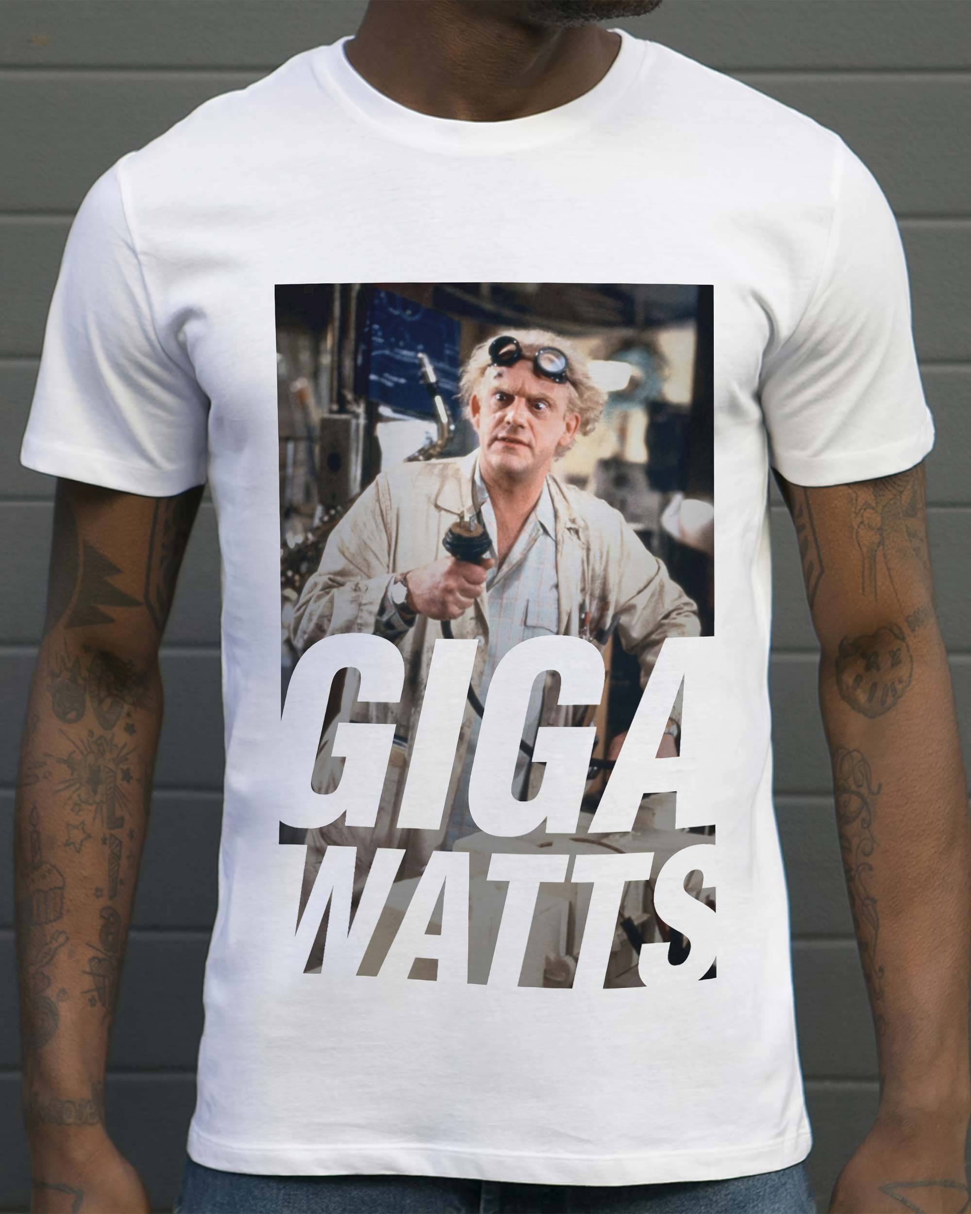 T-shirt Doc Gigawatts de couleur Blanc