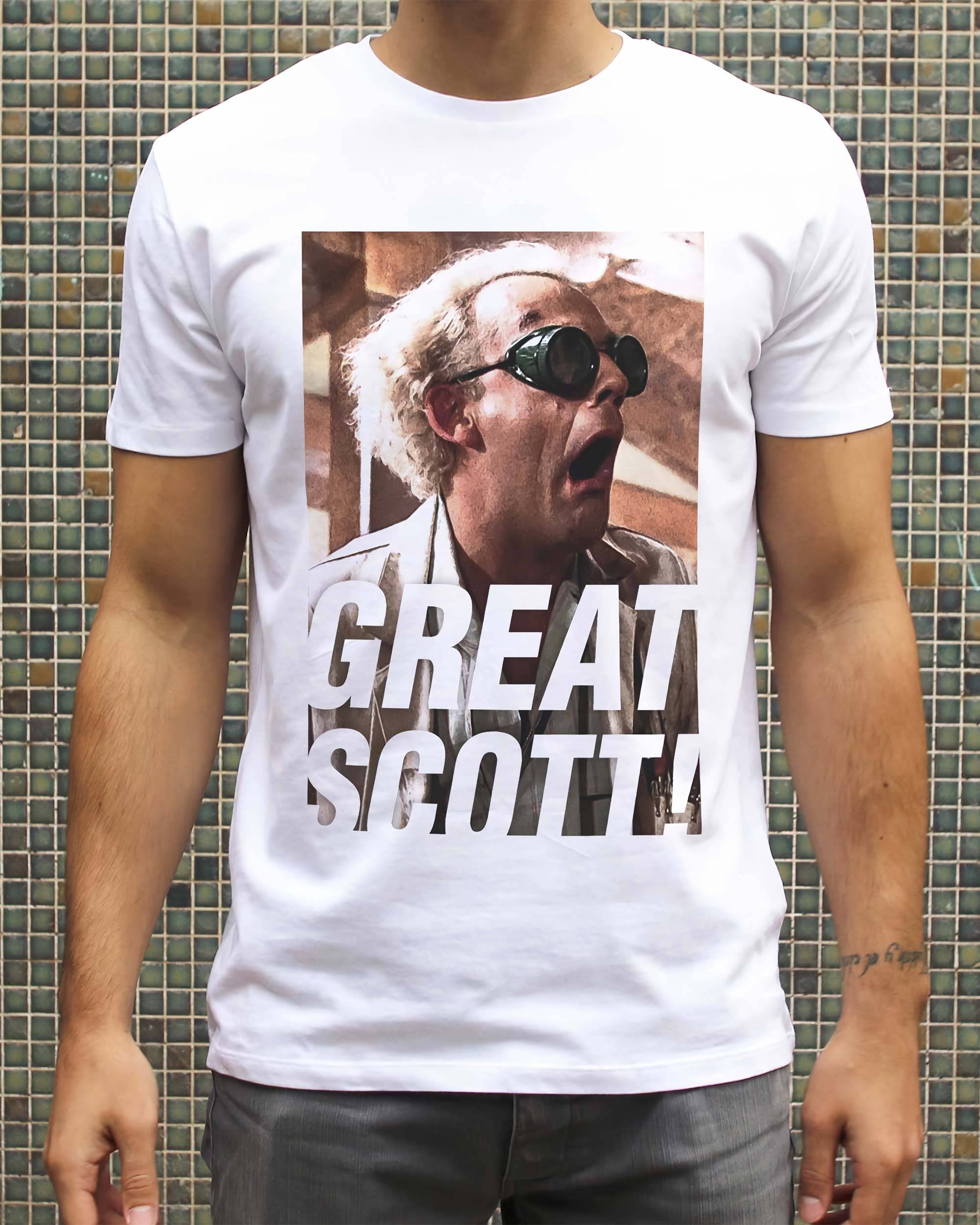 T-shirt Great Scott de couleur Blanc