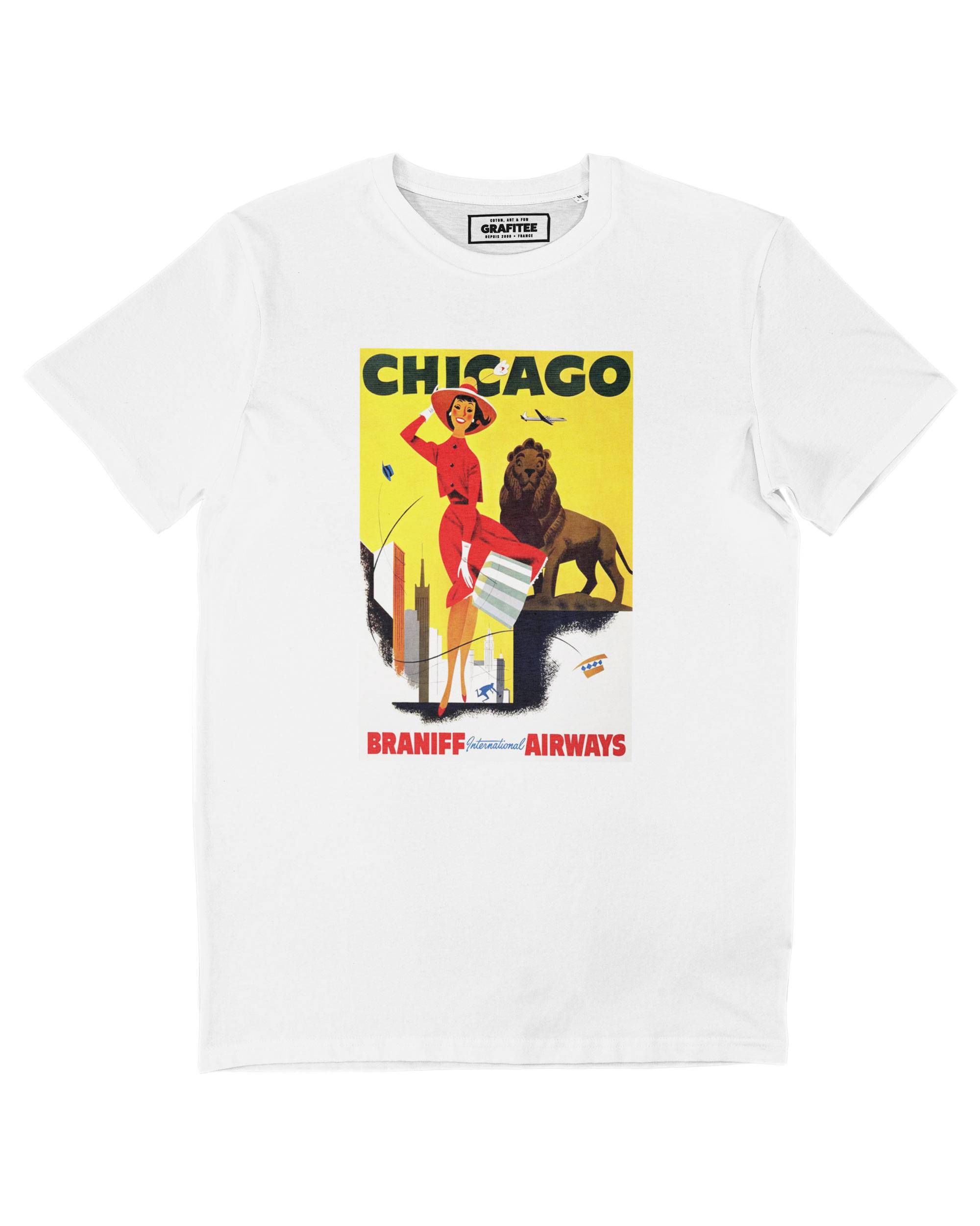 T-shirt Chicago Vintage Grafitee