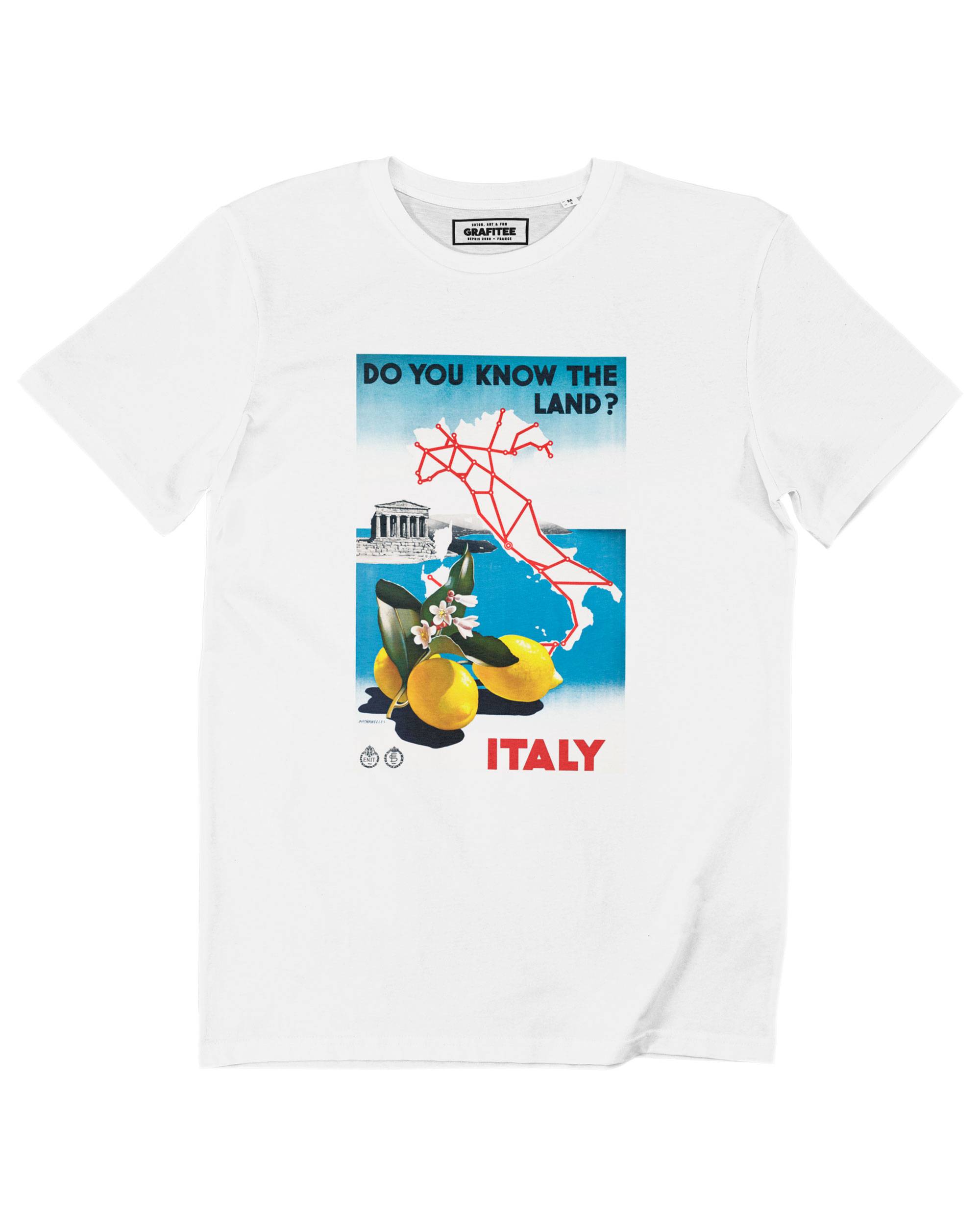T-shirt Visite en Italie Grafitee