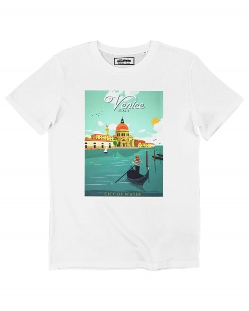 T-shirt Gondoles à Venise Grafitee
