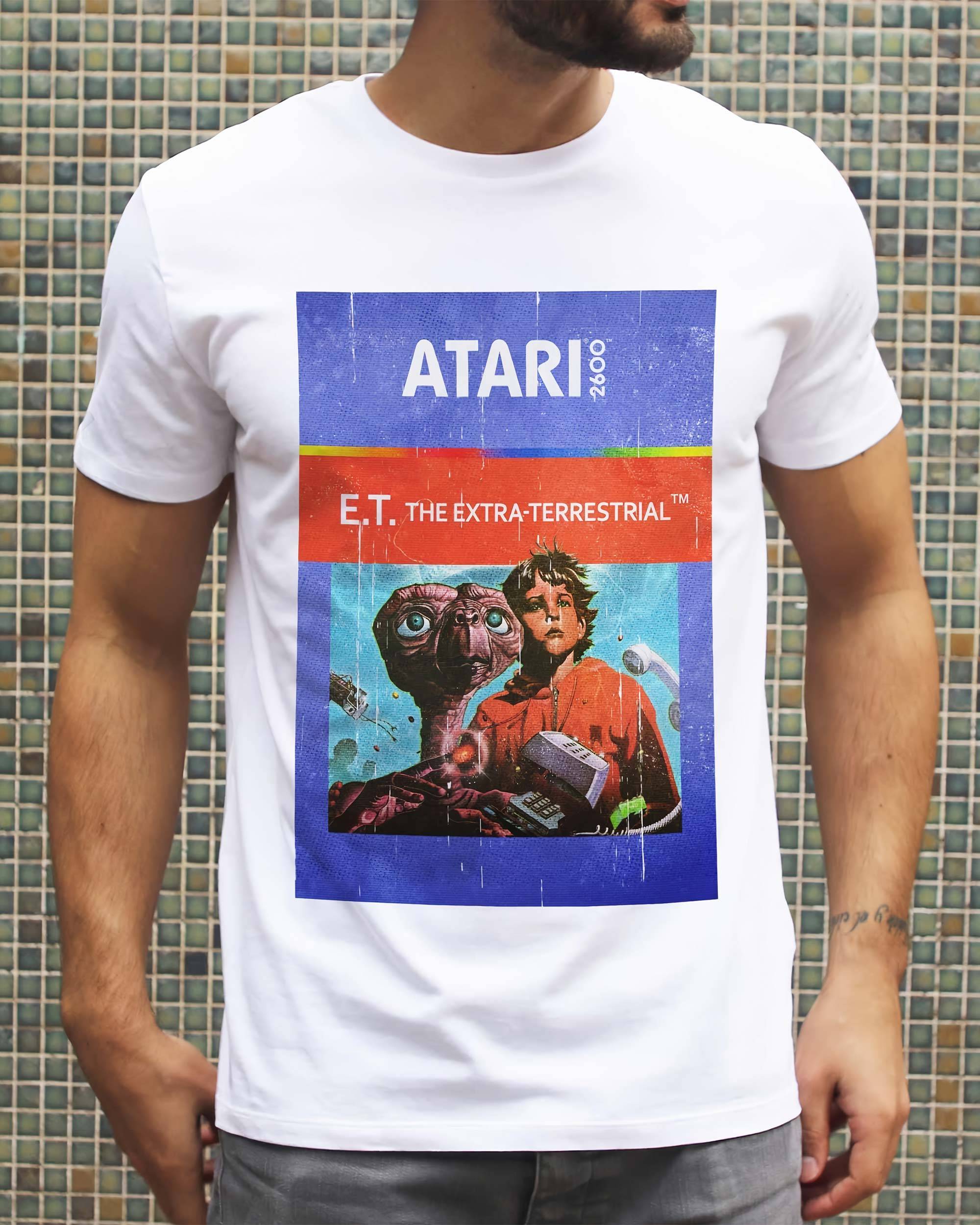 T-shirt E.T. Atari de couleur Blanc