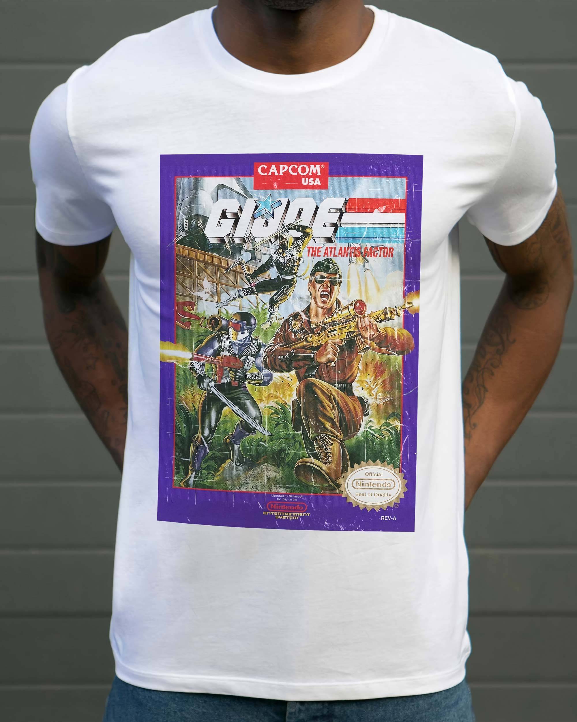 T-shirt G.I. Joe Capcom de couleur Blanc