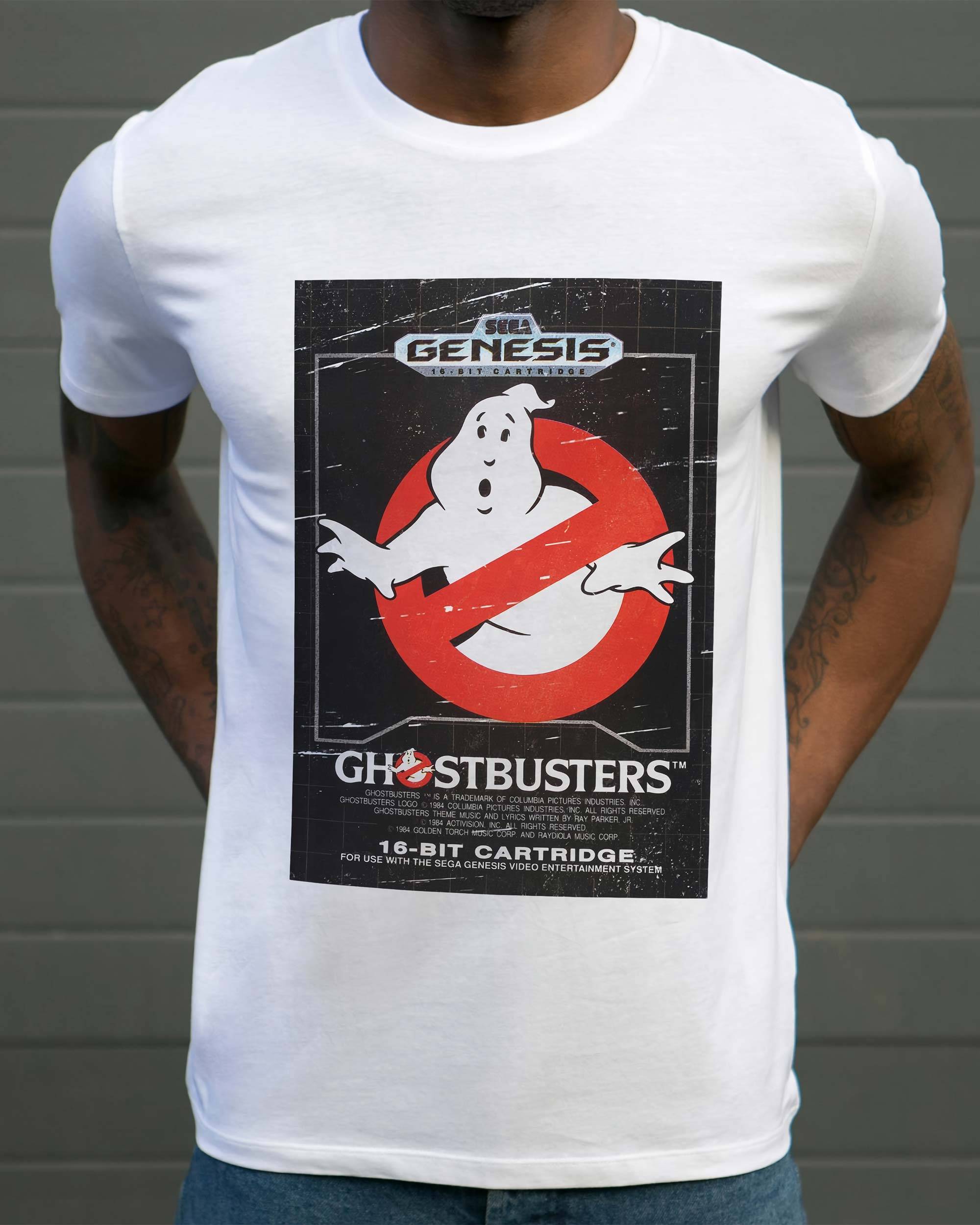T-shirt Ghostbusters Sega de couleur Blanc