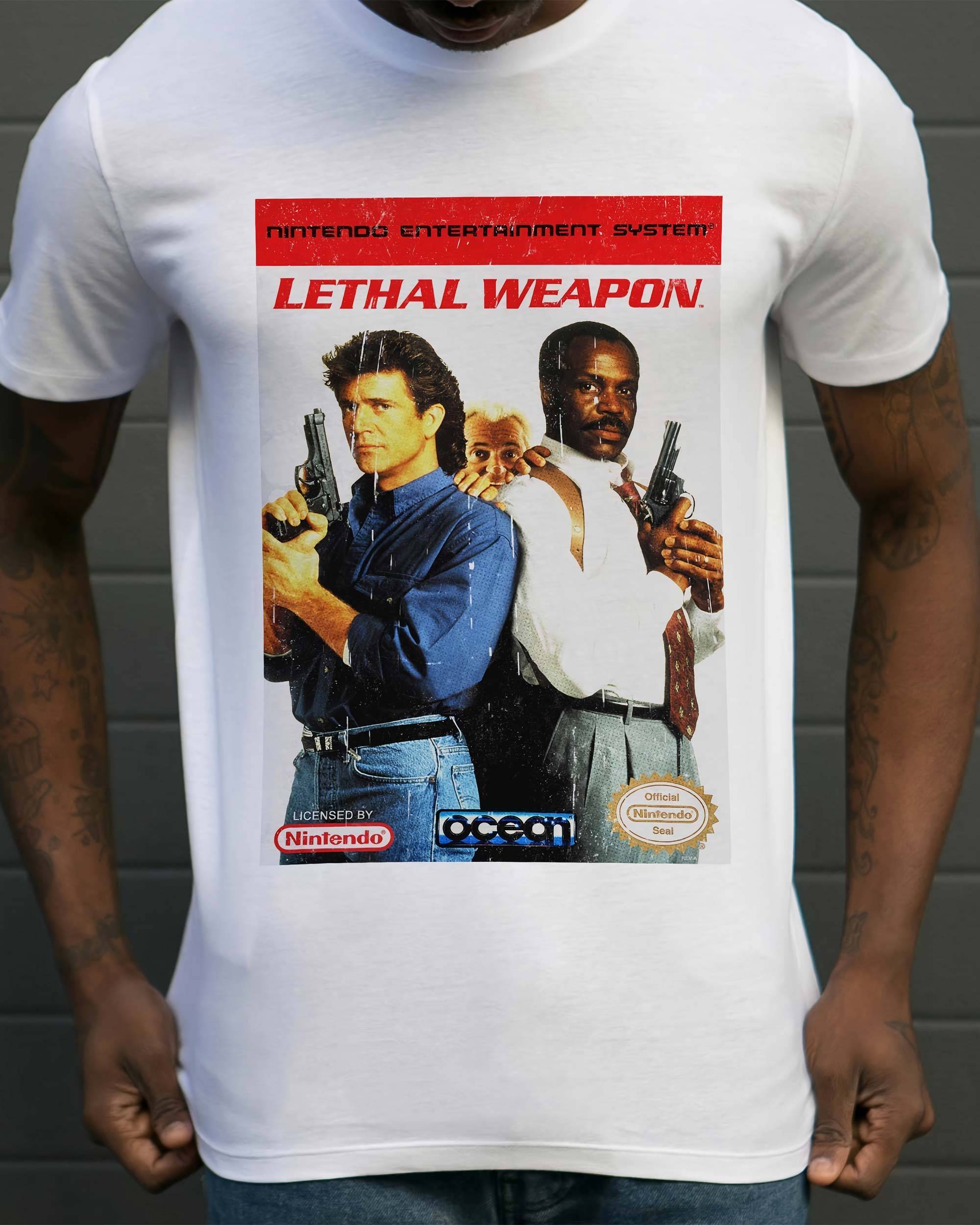 T-shirt Lethal Weapon de couleur Blanc