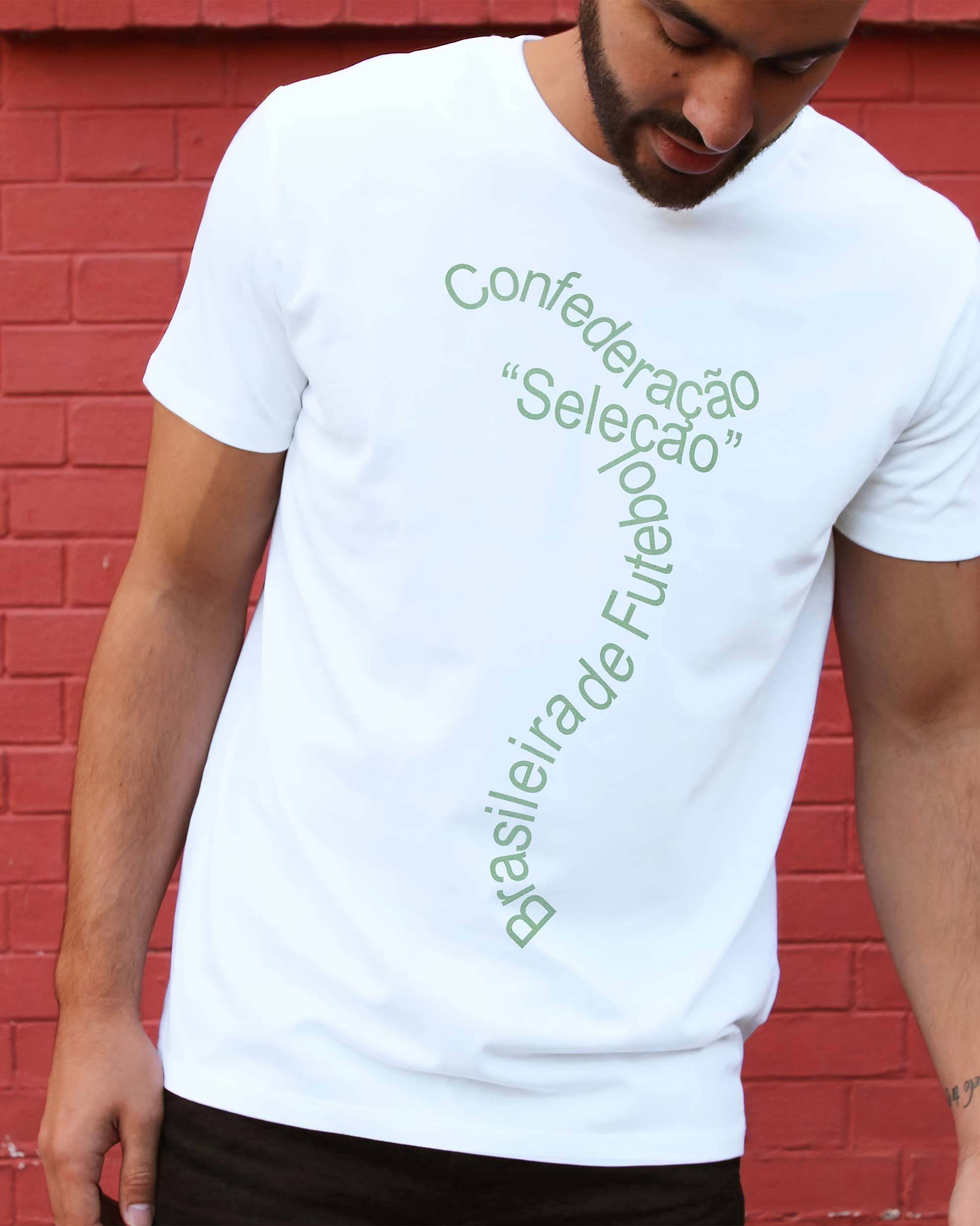 T-shirt Seleçao Brasileira de couleur Blanc par Sucker For Soccer