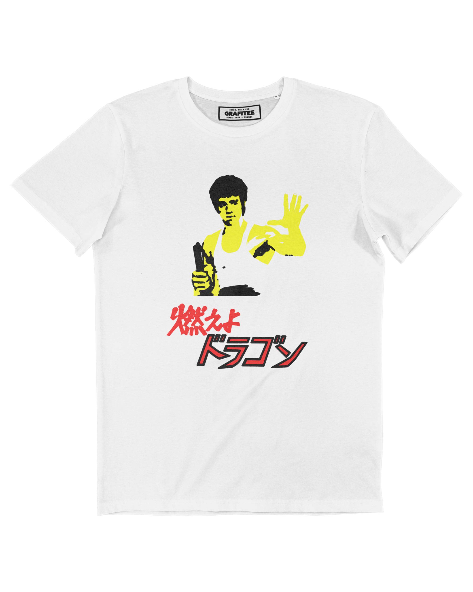 T-shirt Pochoir Bruce Lee Grafitee