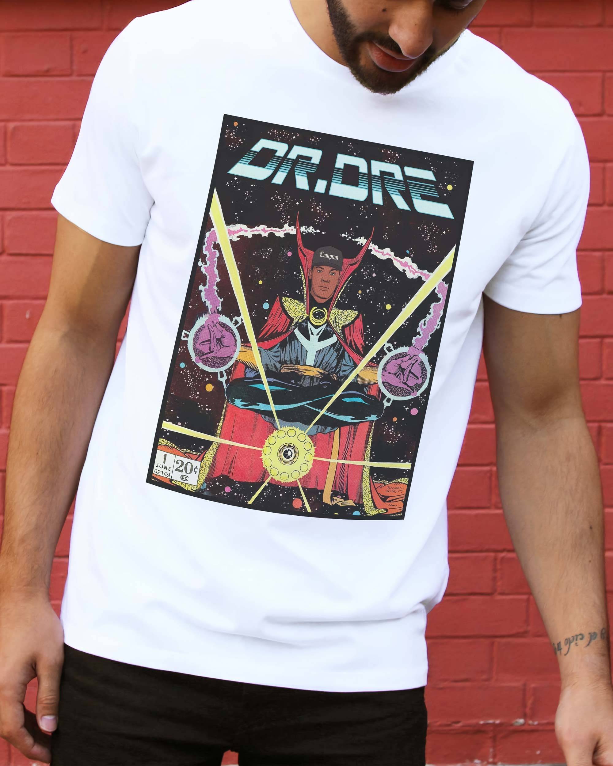 T-shirt Dr. Dre x Dr. Strange de couleur Blanc par Ads Libitum