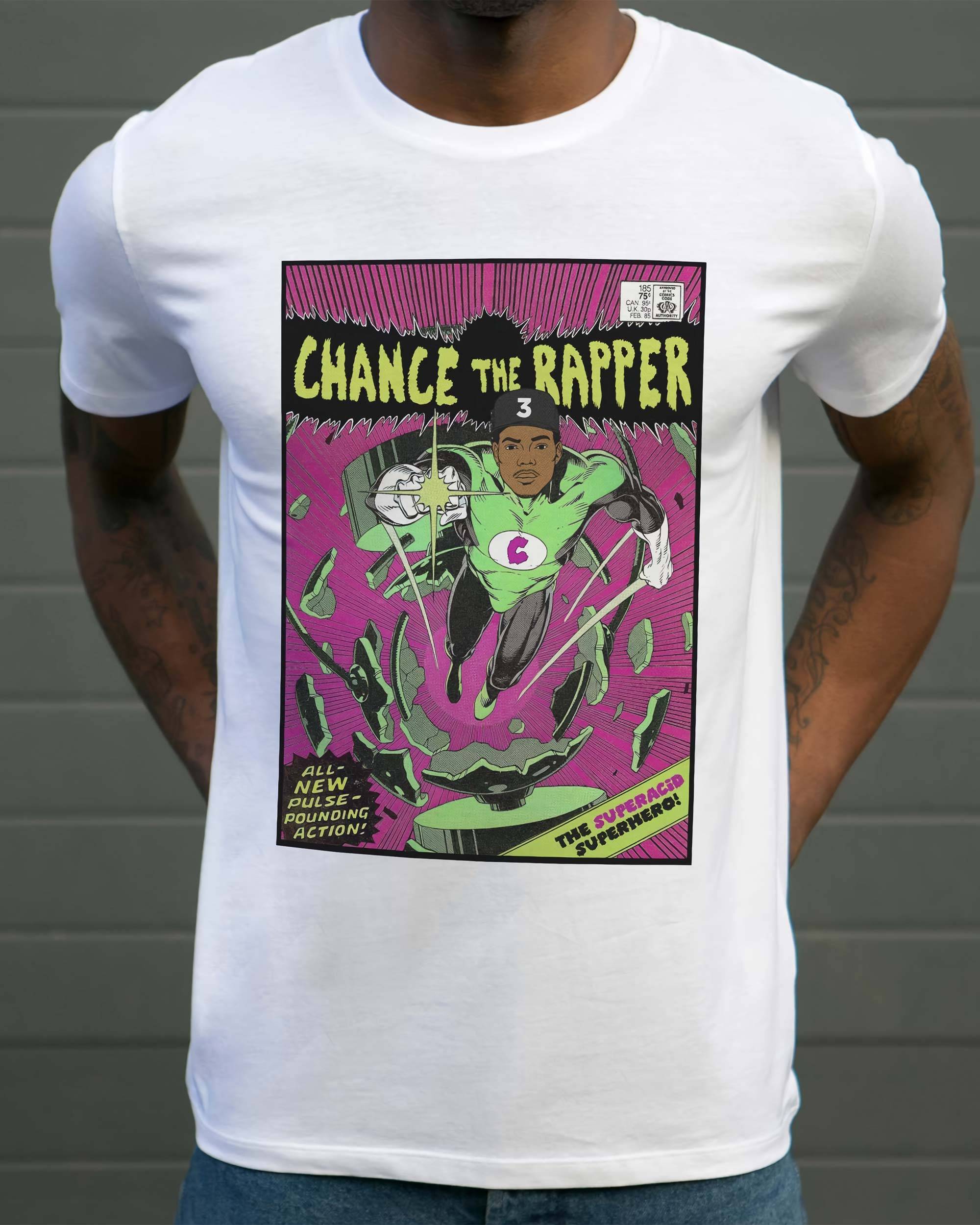 T-shirt Chance The Rapper de couleur Blanc par Ads Libitum
