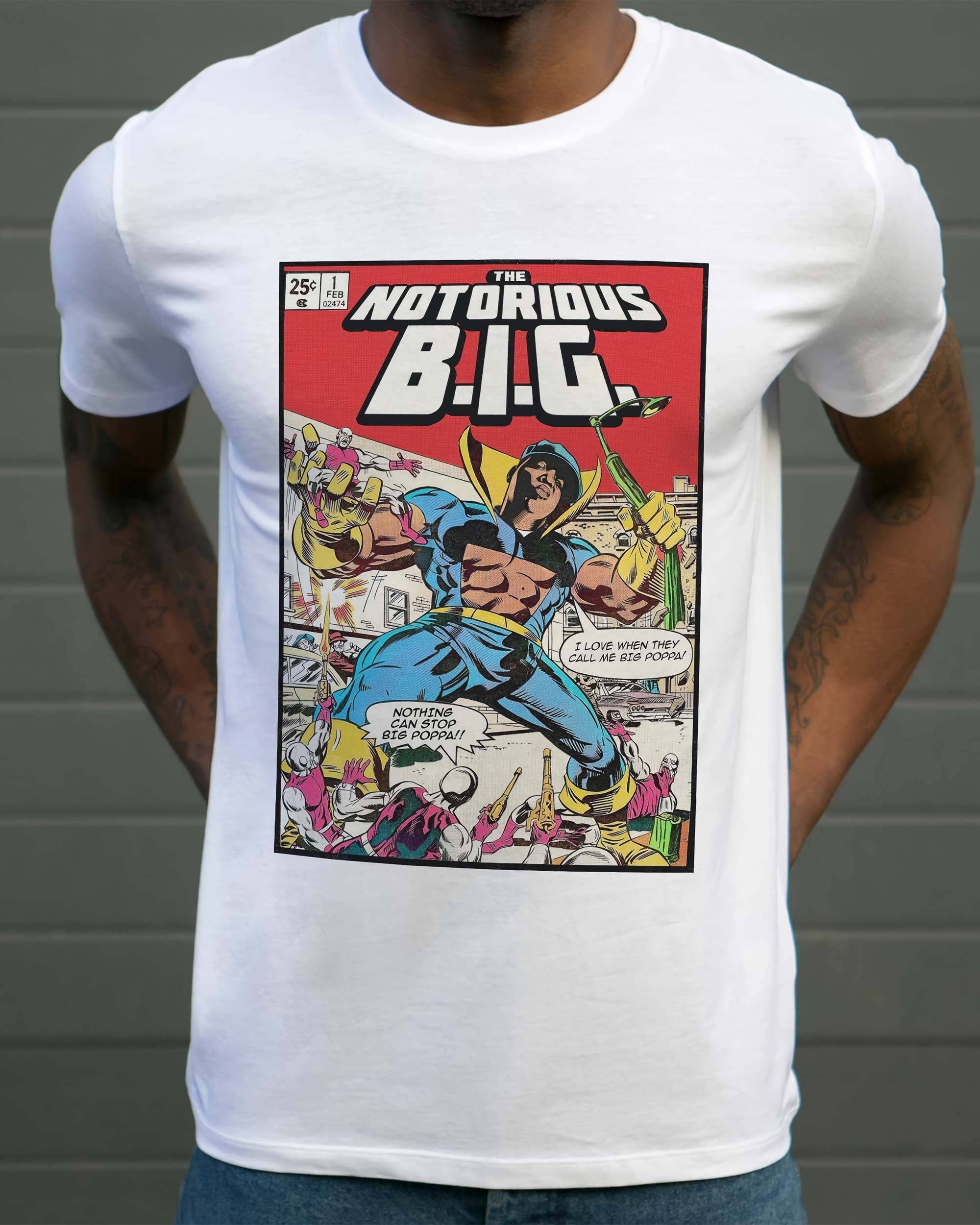 T-shirt The Notorious B.I.G. de couleur Blanc par Ads Libitum