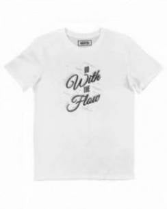 T-shirt Go With The Flow Grafitee