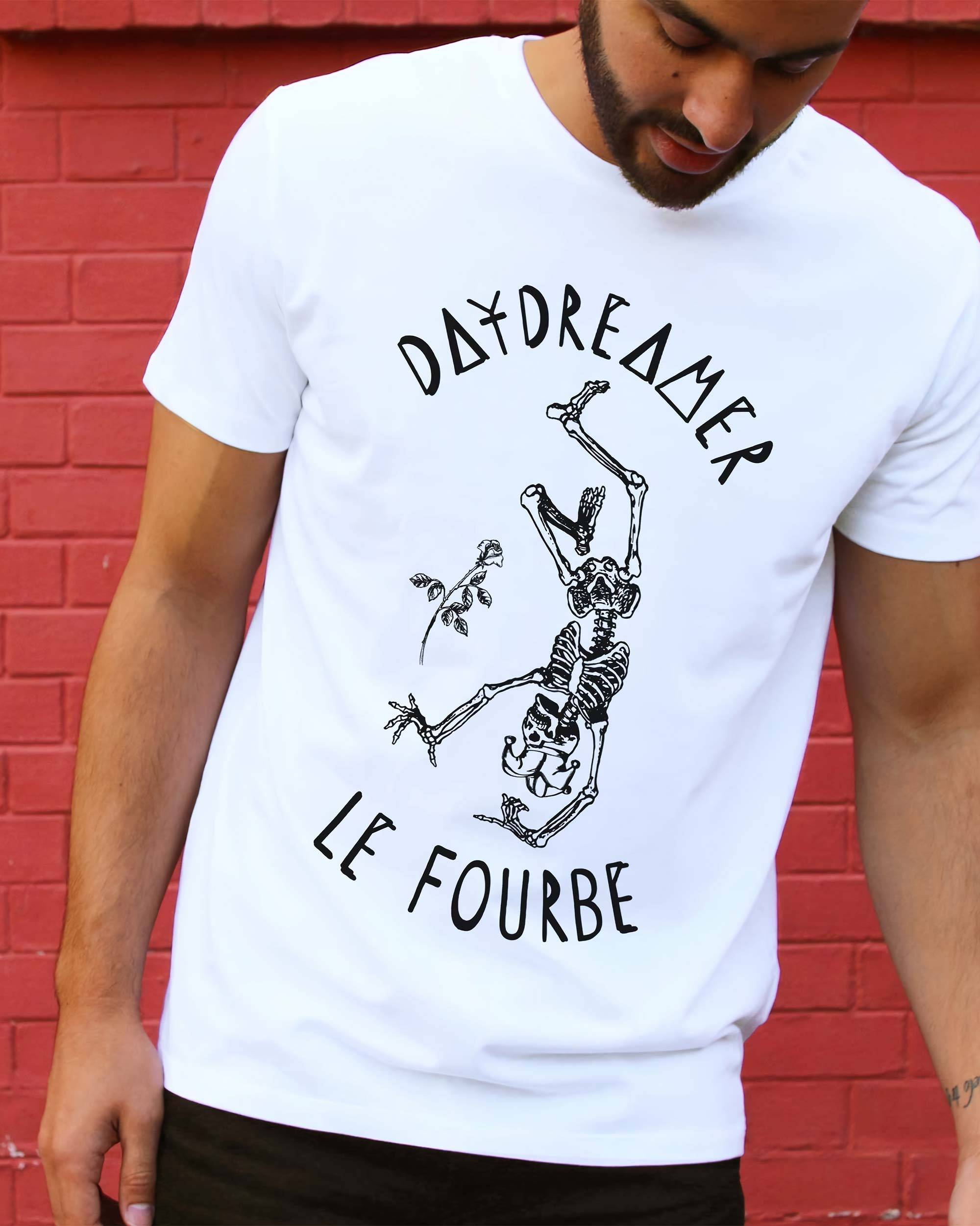 T-shirt Le Fourbe de couleur Blanc par Daydreamer