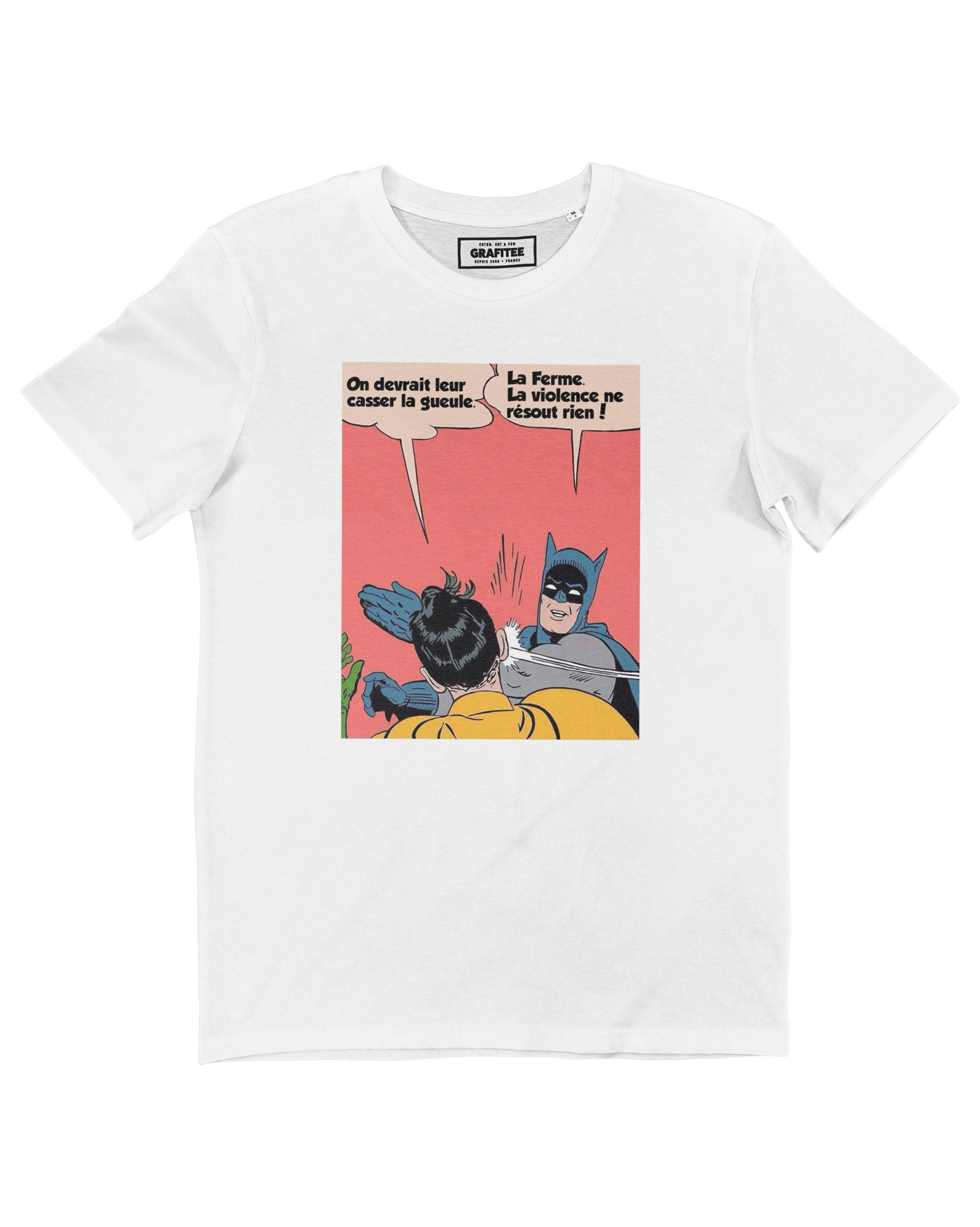 T-shirt Batman Violence Grafitee