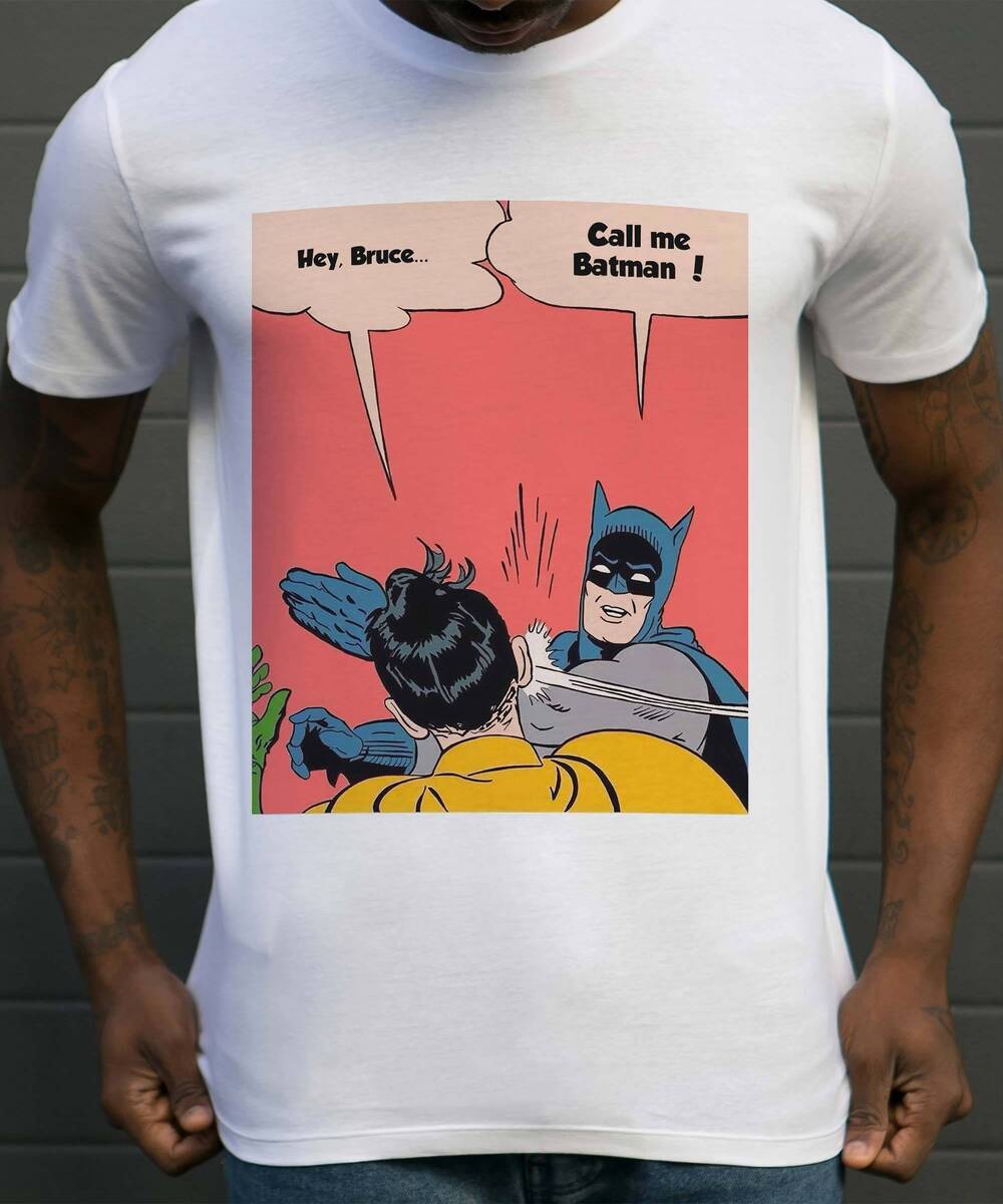 T-shirt Call Me Batman Grafitee
