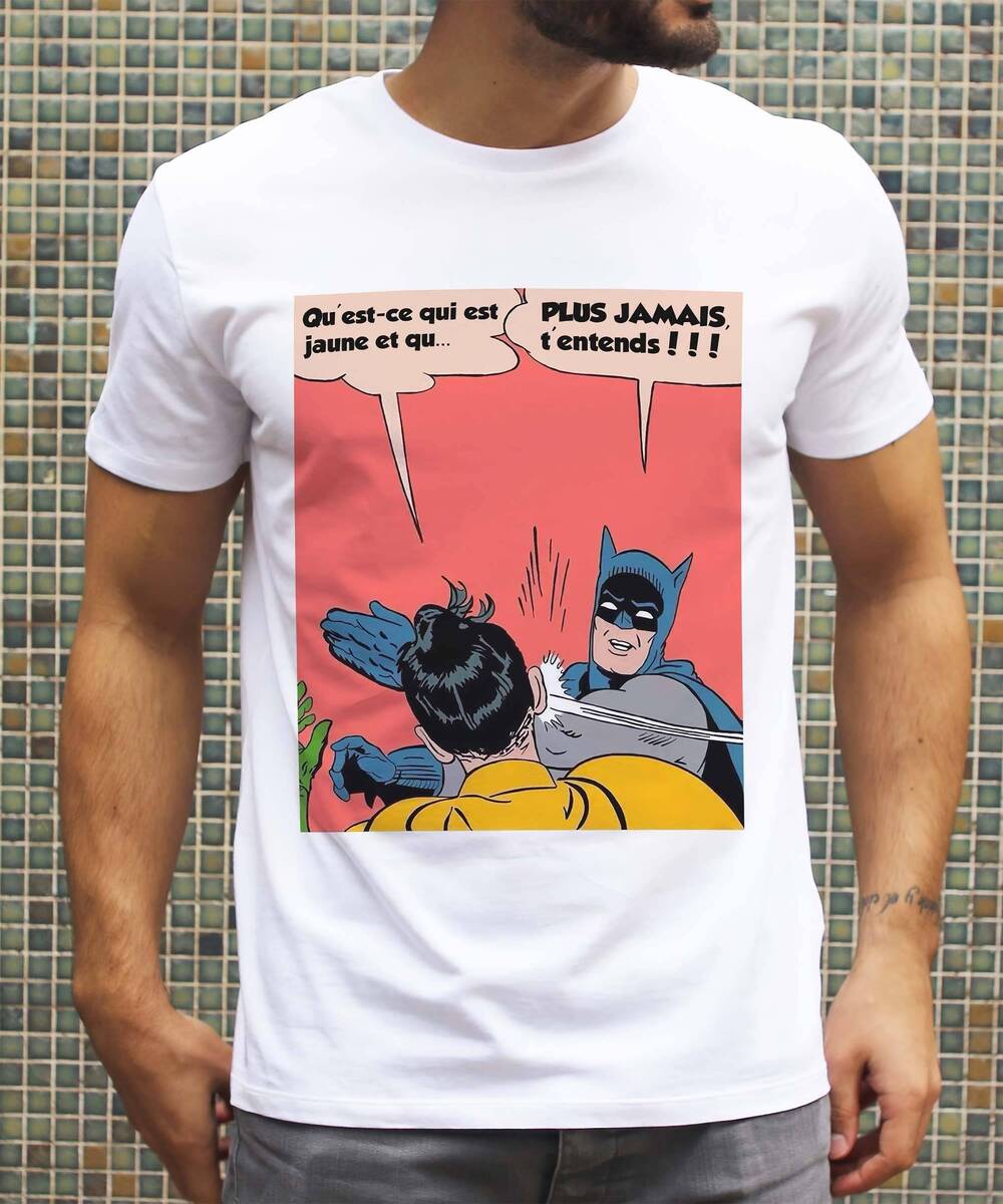 T-shirt Qu’est-Ce Qui Est Jaune Grafitee