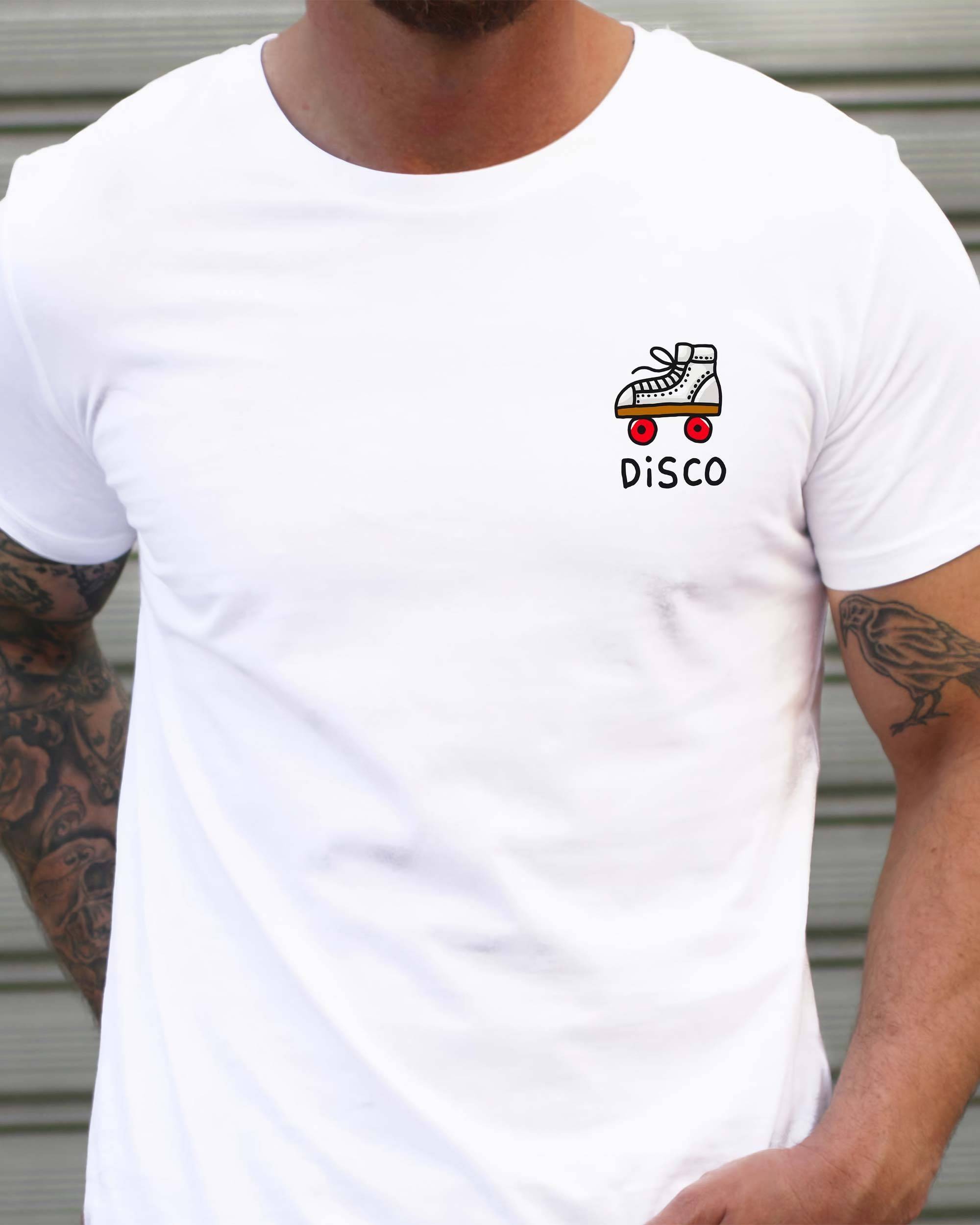 T-shirt Roller Quad de couleur Blanc par Barmco