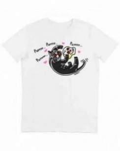 T-shirt Panther In Love Grafitee
