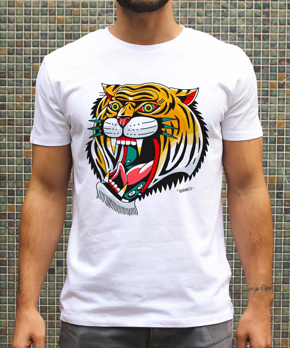 T-shirt Tiger Grafitee