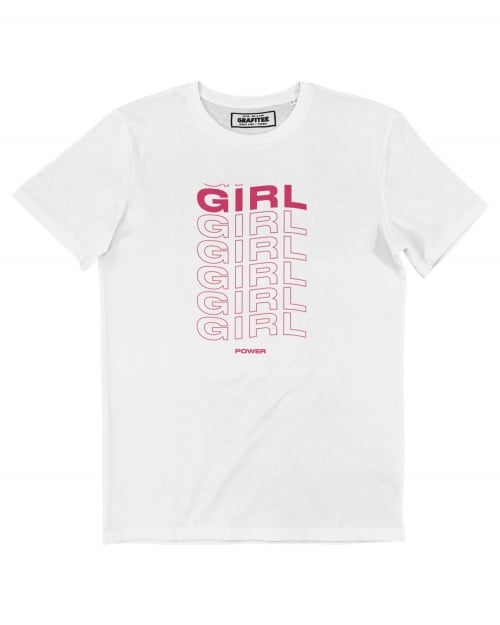 T-shirt Femme avec un Girl Girl Girl Power Grafitee