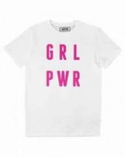 T-shirt Femme avec un Grl Pwr Grafitee