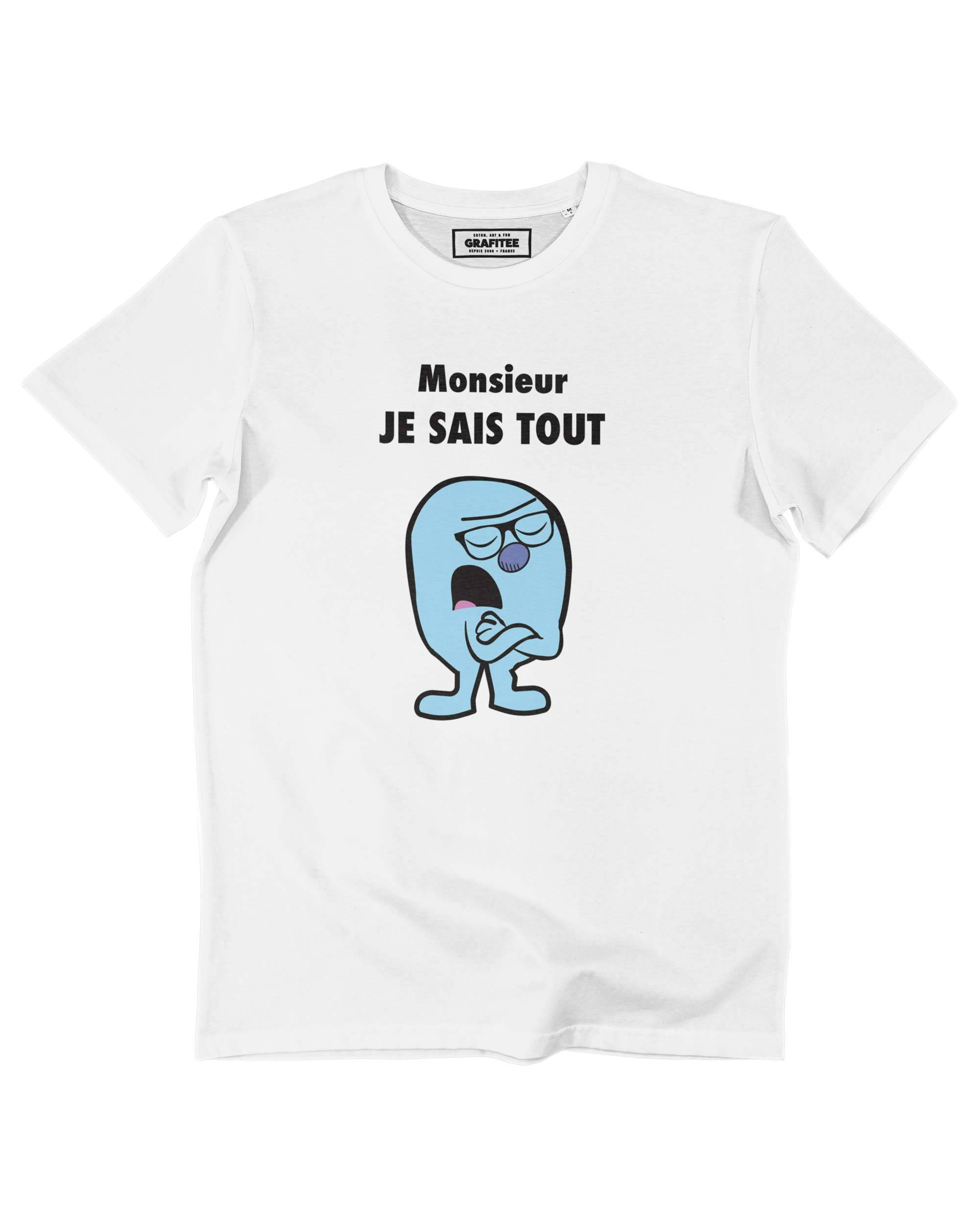 T-shirt Monsieur Je Sais Tout Grafitee