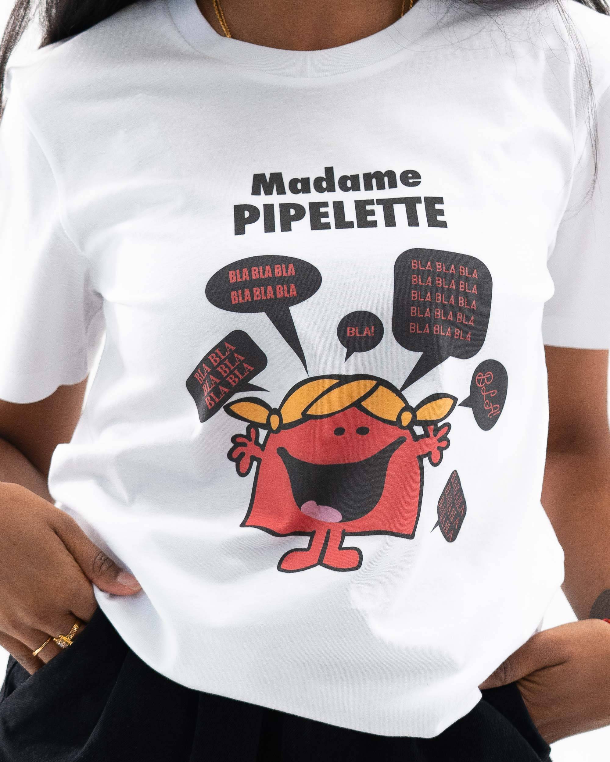 T-shirt Femme avec un Madame Pipelette Grafitee