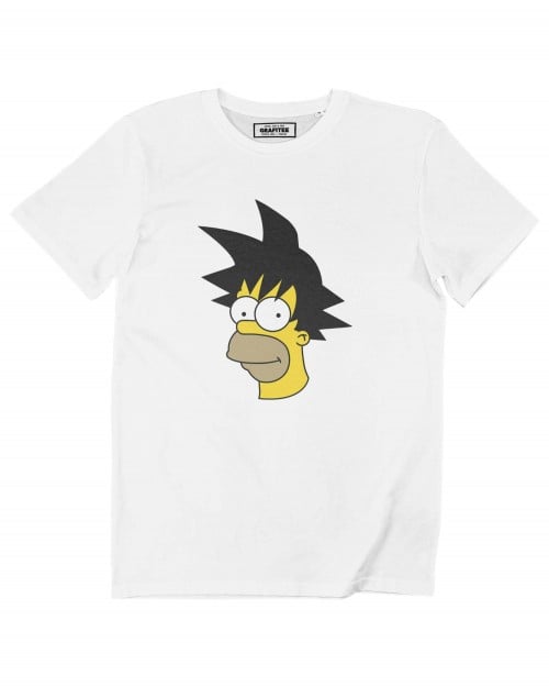 T-shirt Homer vs Goku Grafitee