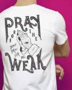 T-shirt Dont Pray For Me Grafitee