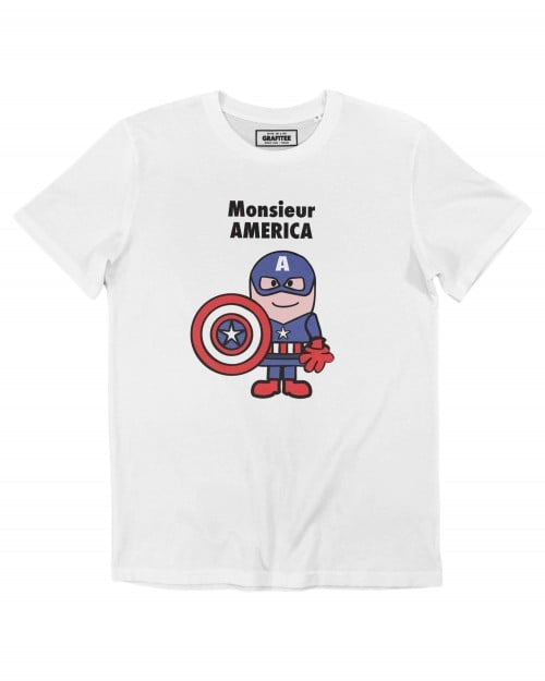 T-shirt Monsieur America Grafitee